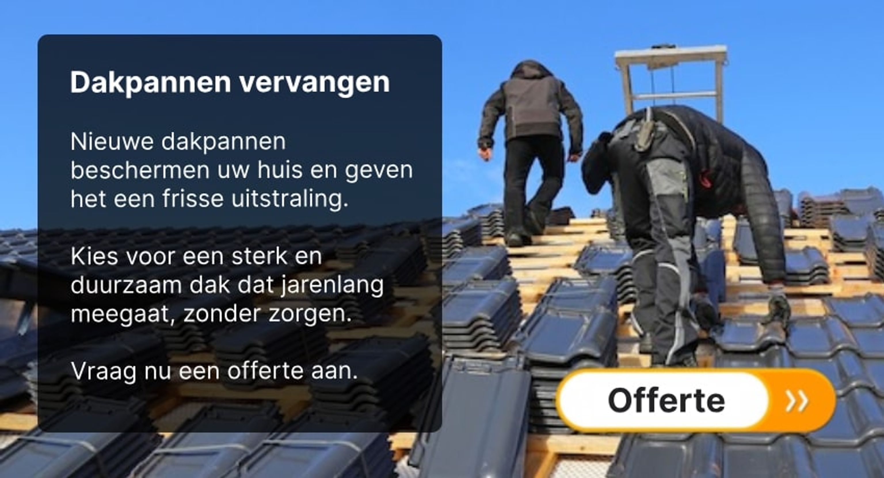 Dakpannen vervangen door D&G Renovaties. Wij zijn werkzaam in Veghel, Nijmegen, Helmond, Uden, Eindhoven.