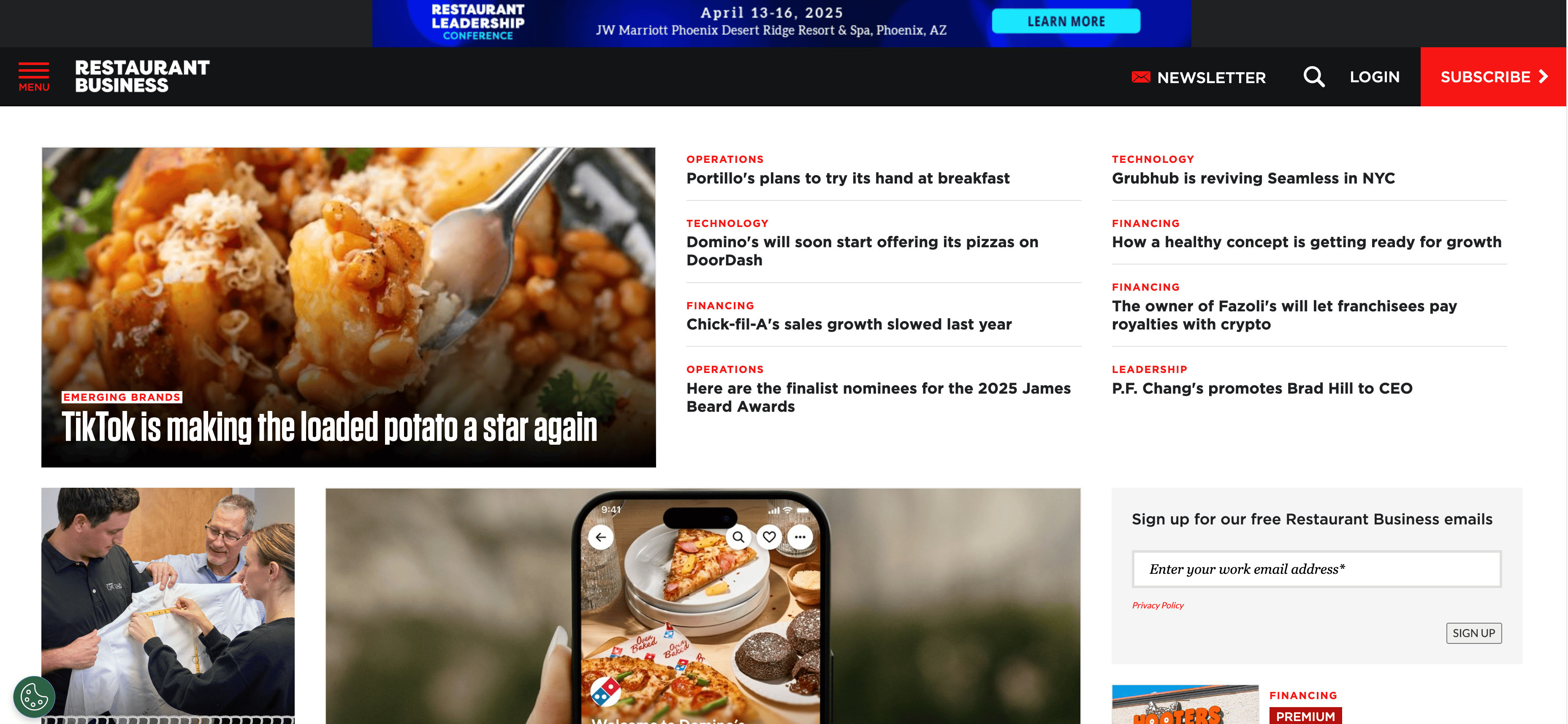 Restaurant Business Directory Screenshot