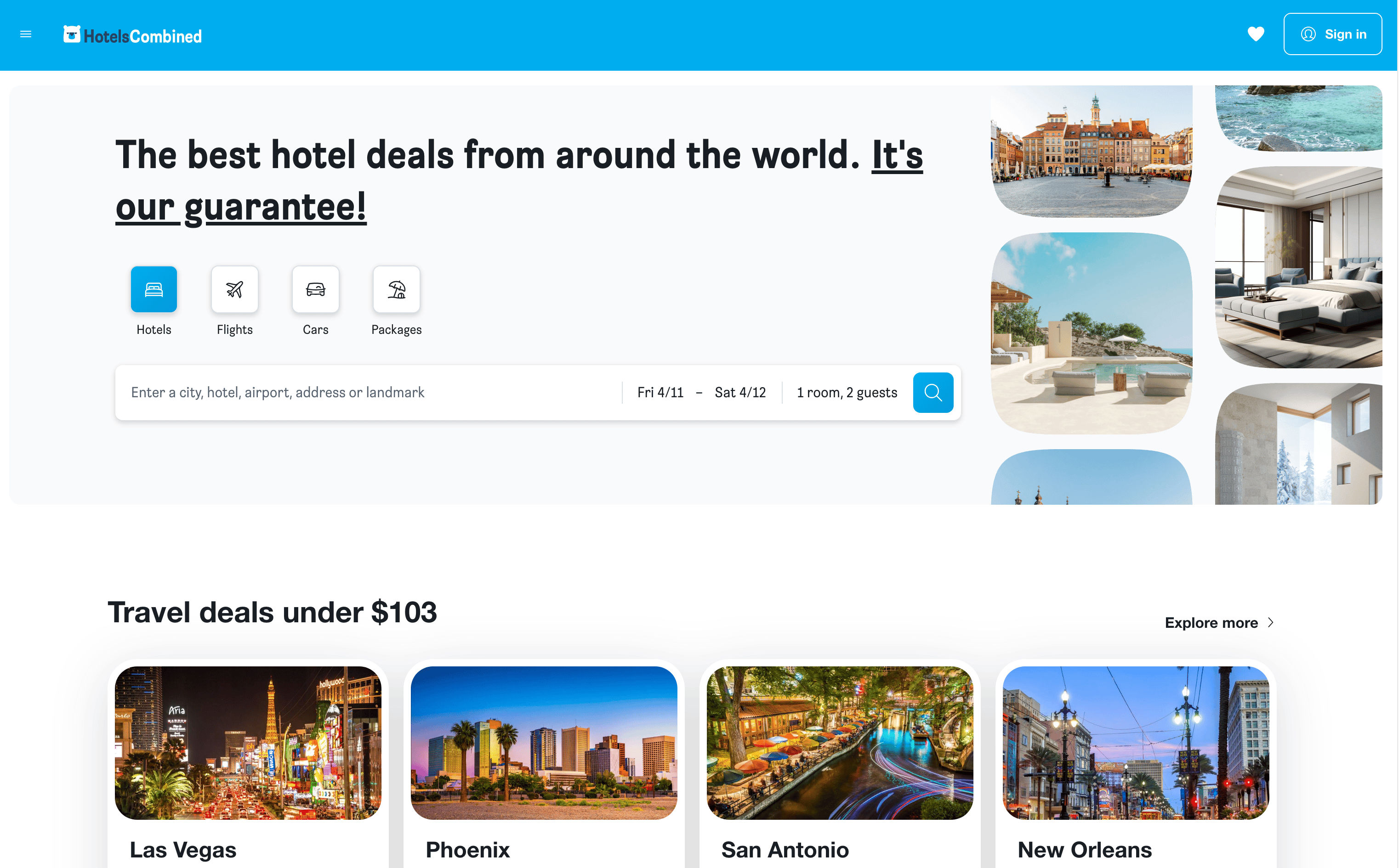 HotelsCombined Screenshot