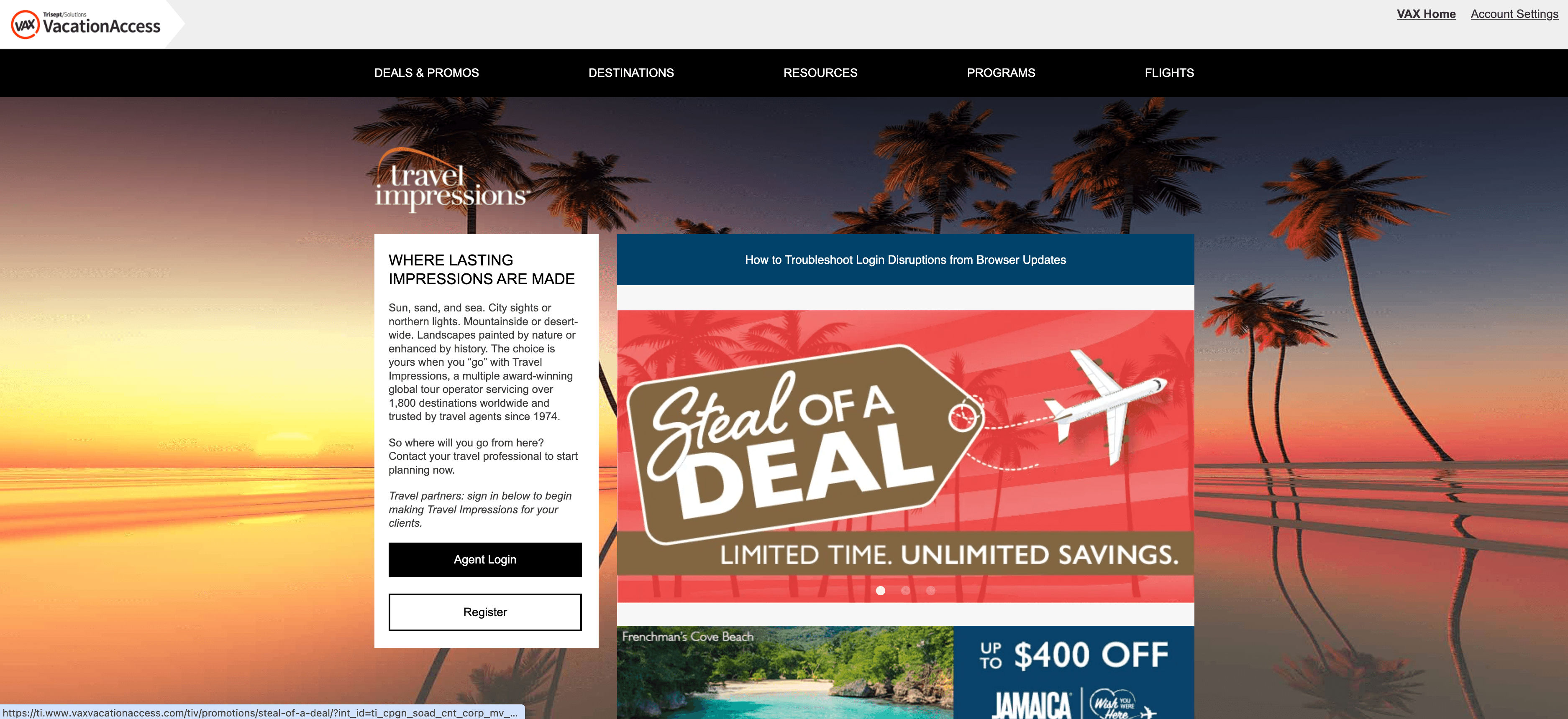 Travel Impressions Homepage