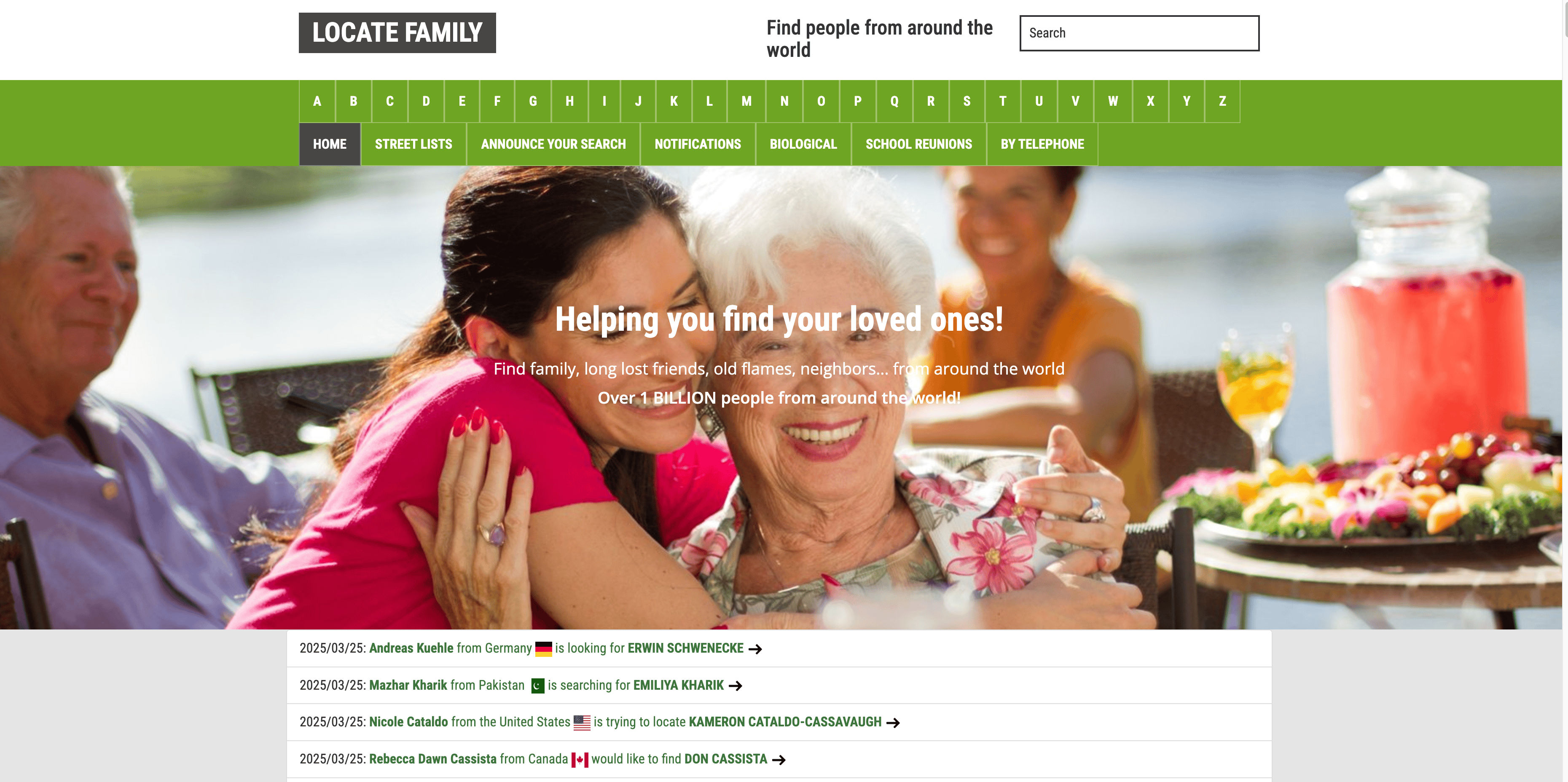 Locate Family Screenshot