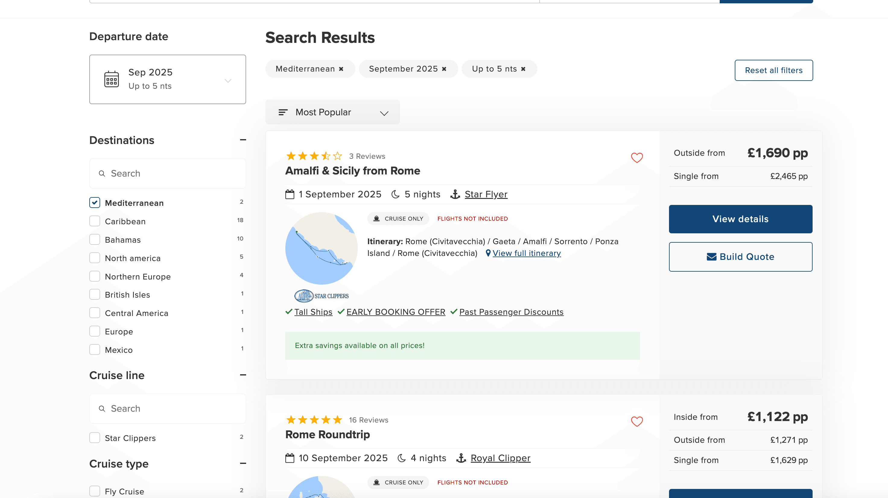 Iglu Cruise Search Results