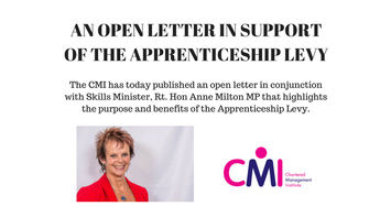 AN OPEN LETTER IN SUPPORT OF THE APPRENTICESHIP LEVY