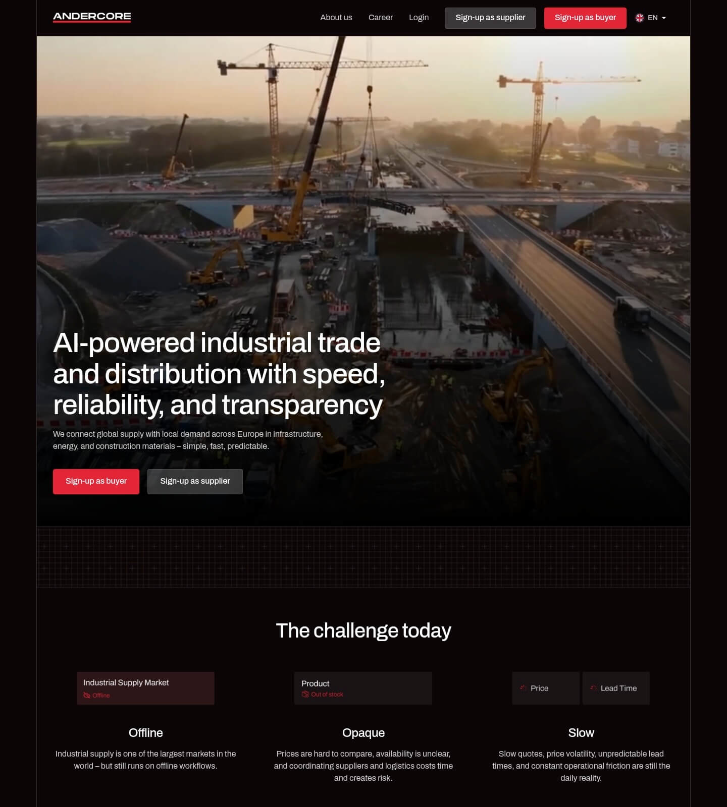 Andercore screenshot
