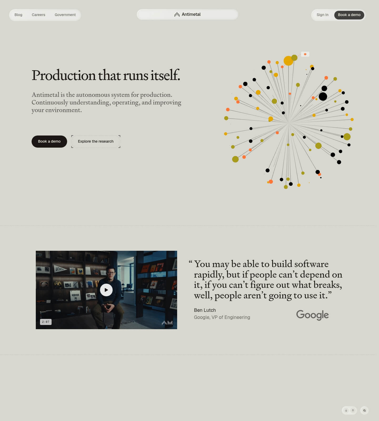Antimetal screenshot