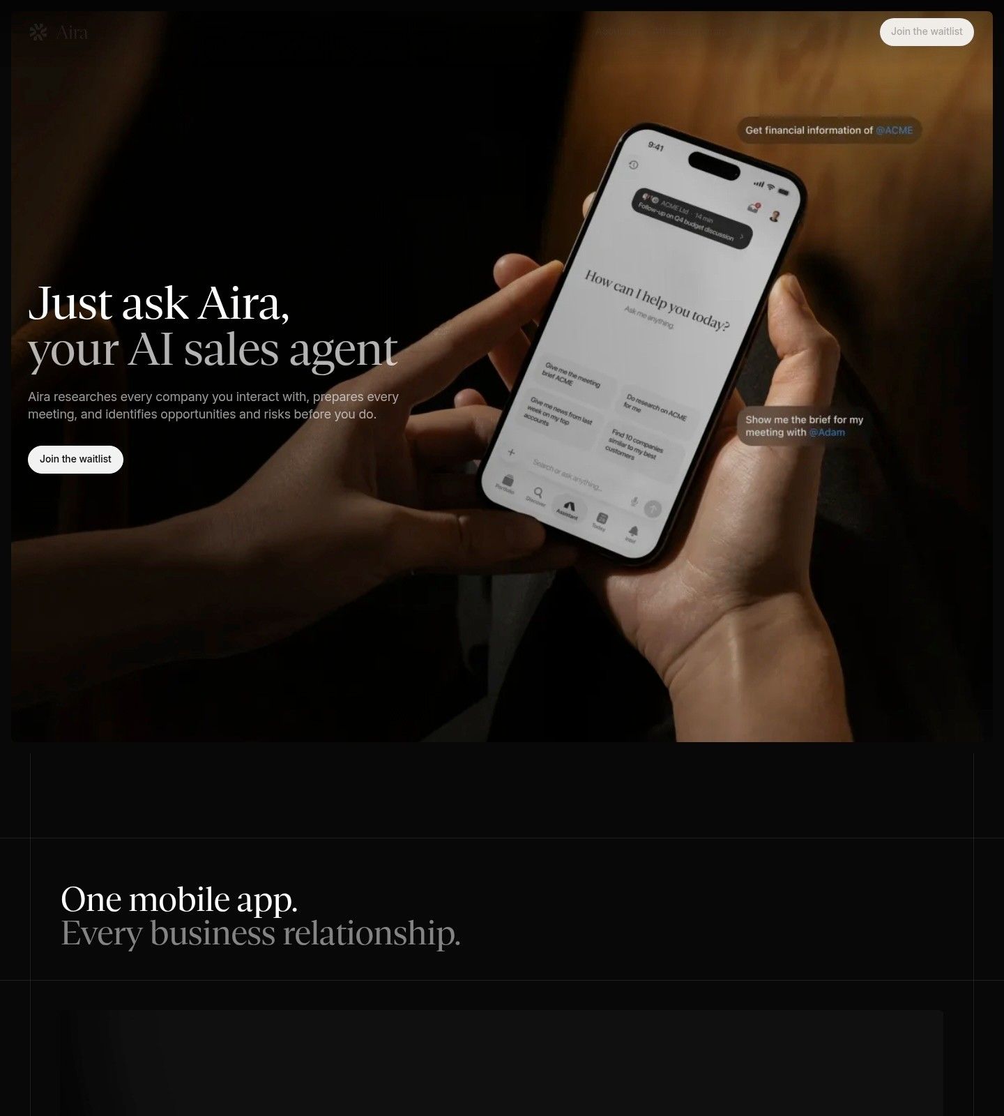 Aira screenshot