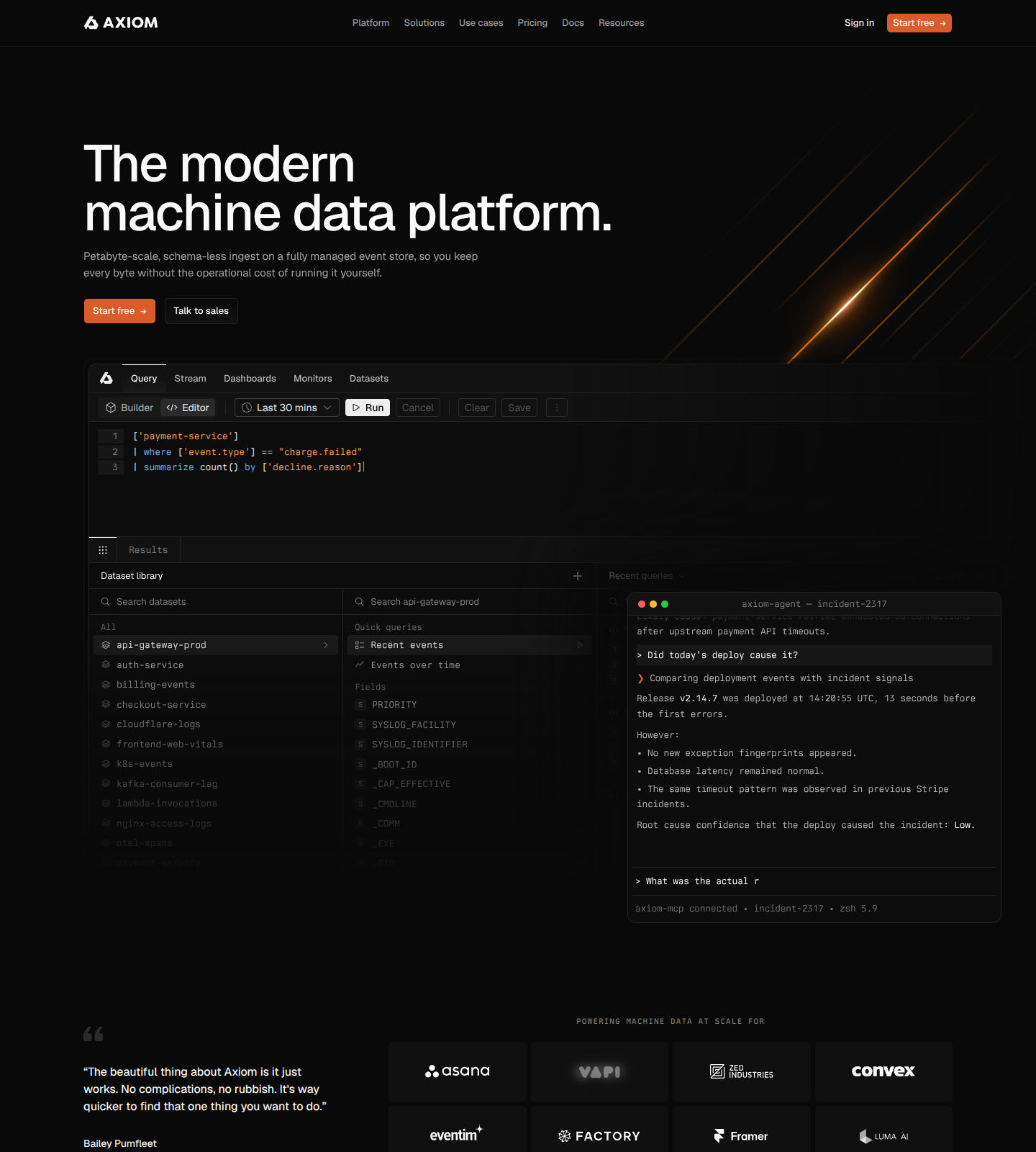 Axiom screenshot