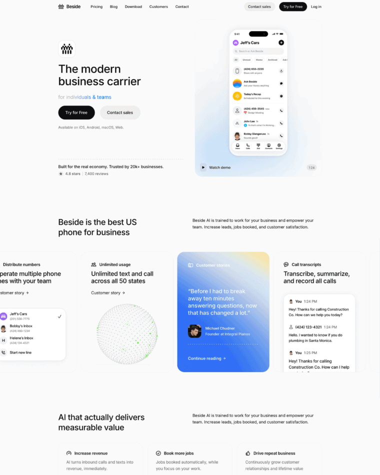 Beside screenshot