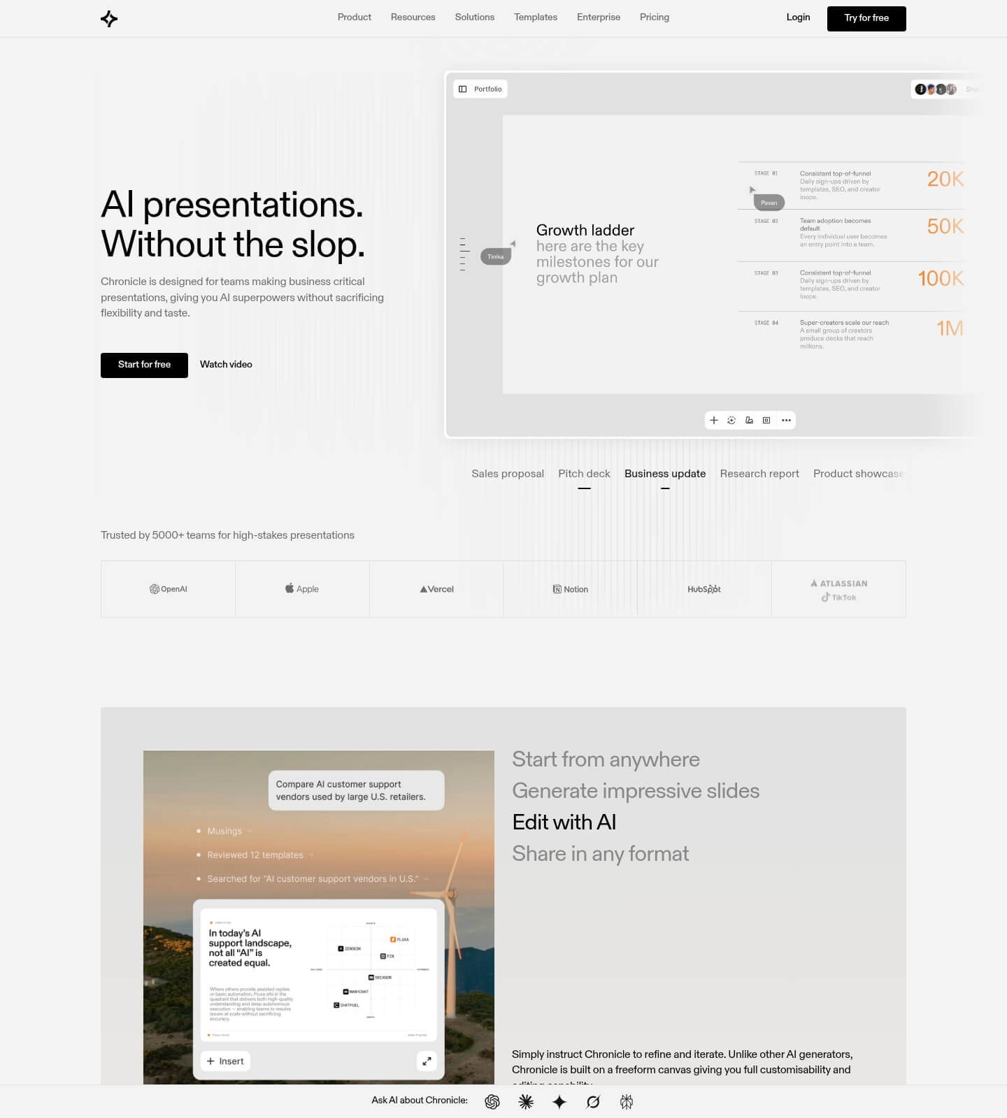 Chronicle screenshot