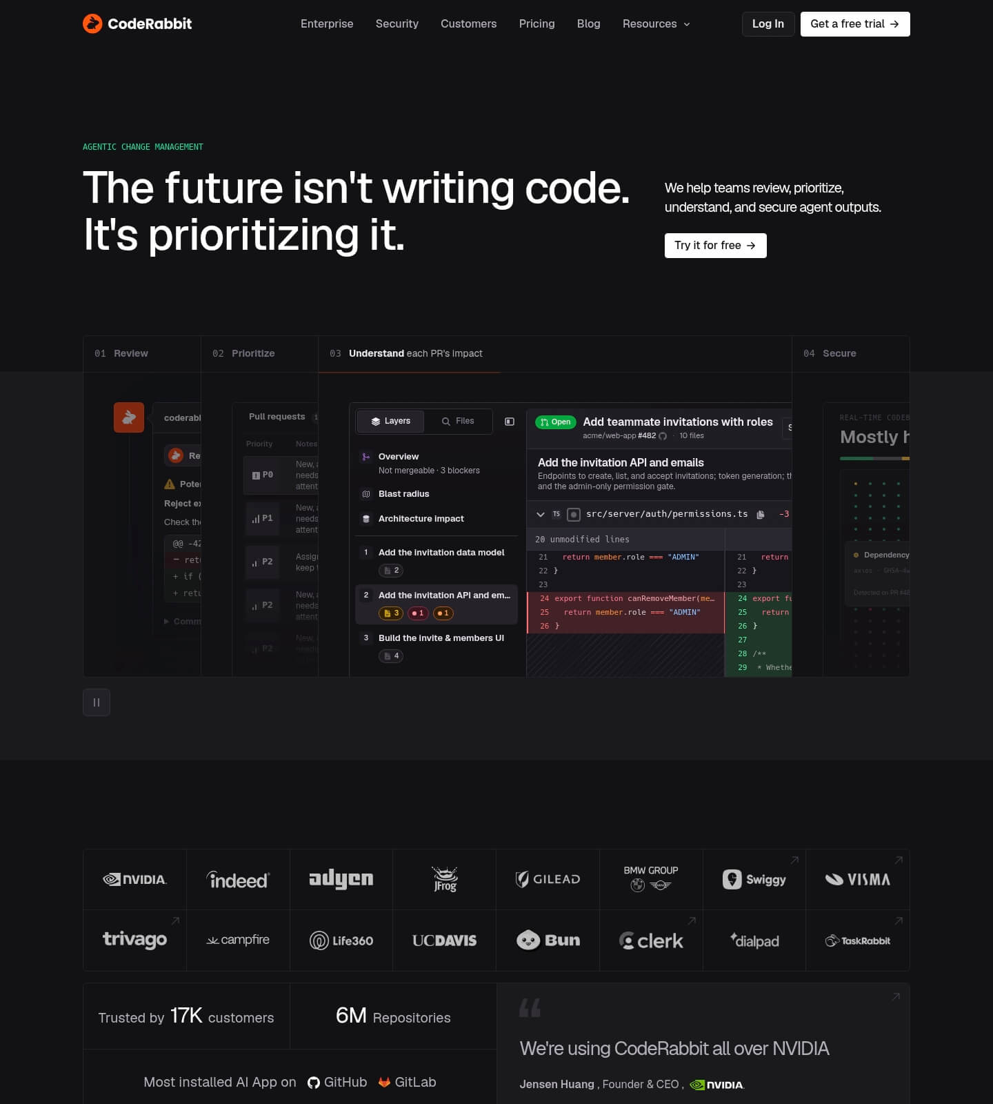 CodeRabbit screenshot