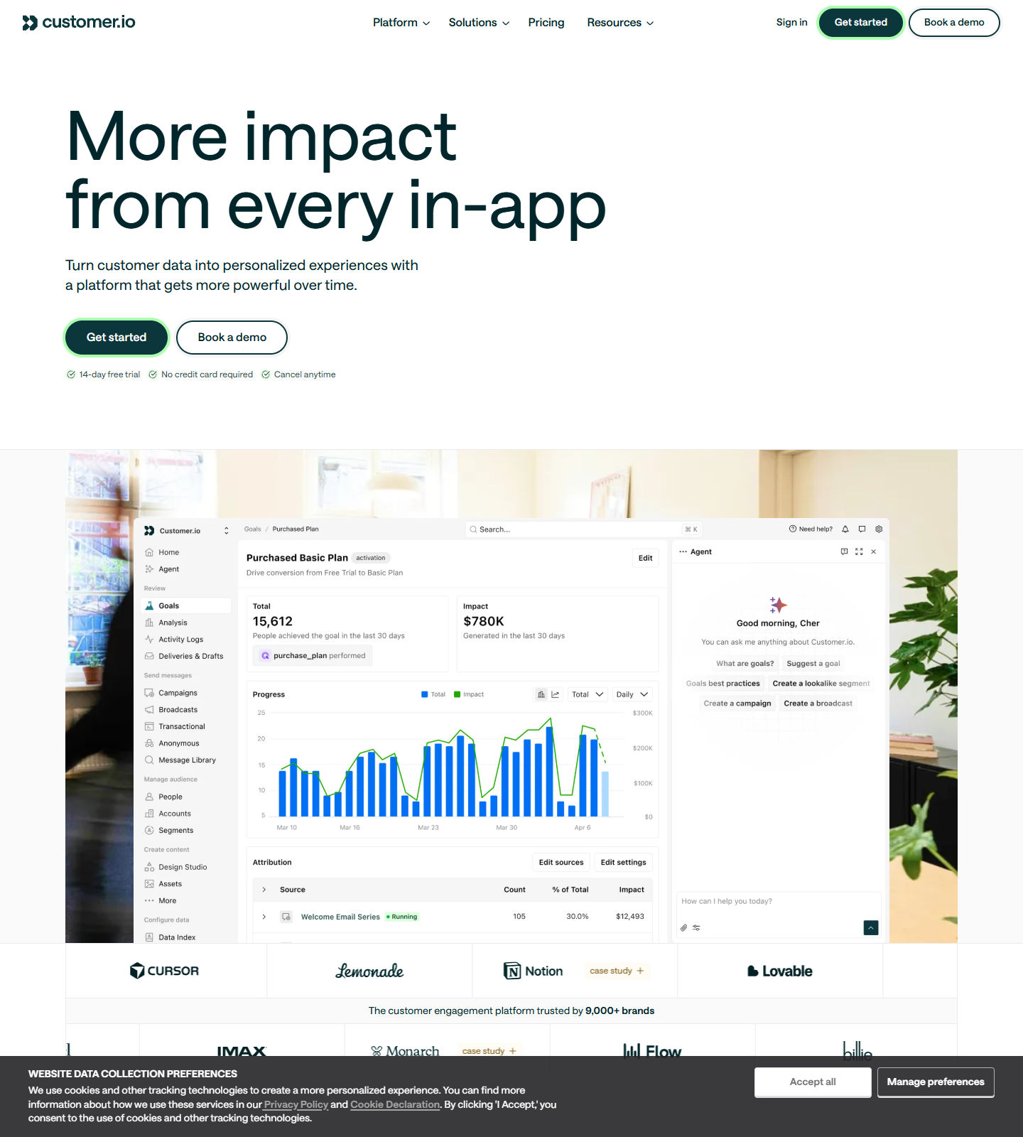 Customer screenshot
