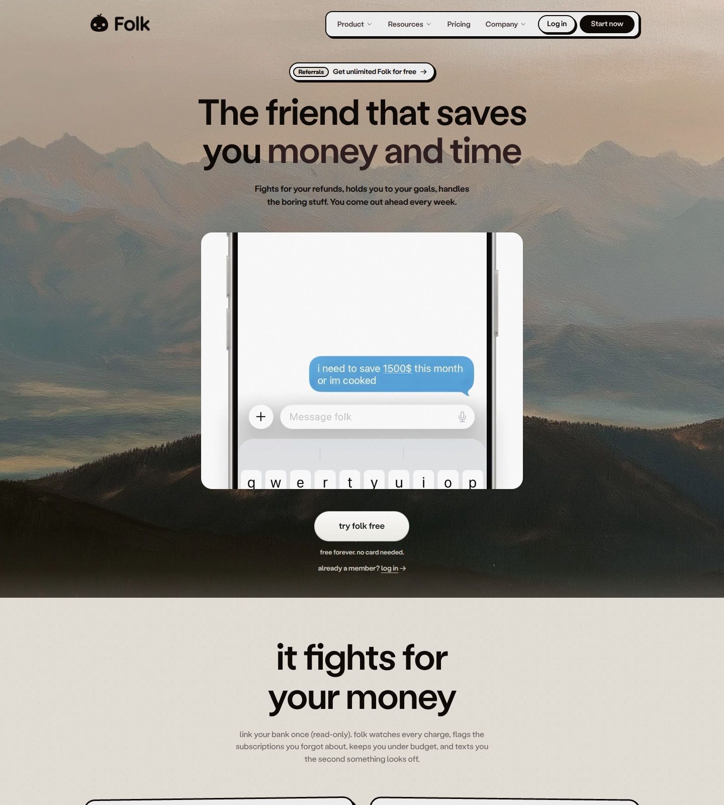 Folk screenshot