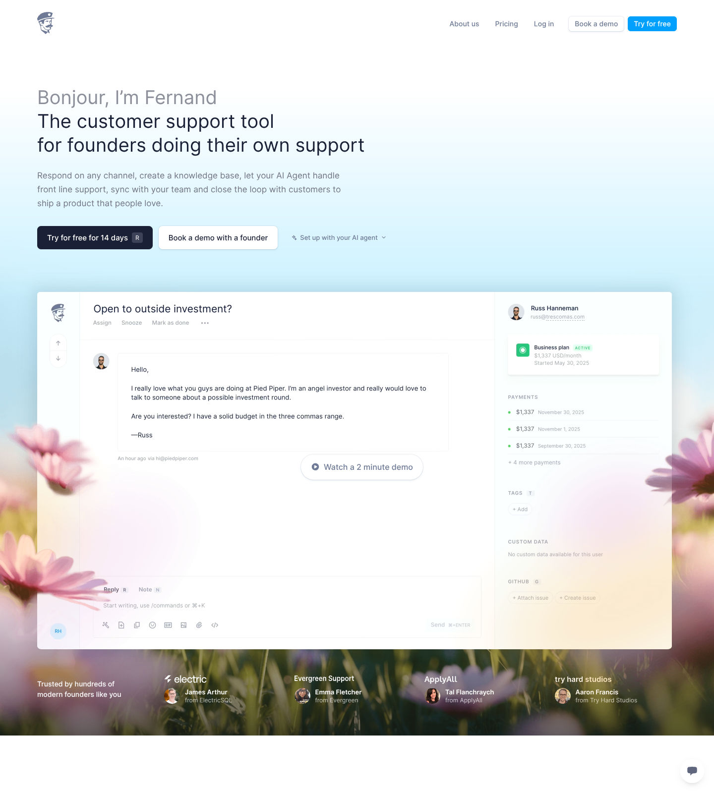 Getfernand screenshot