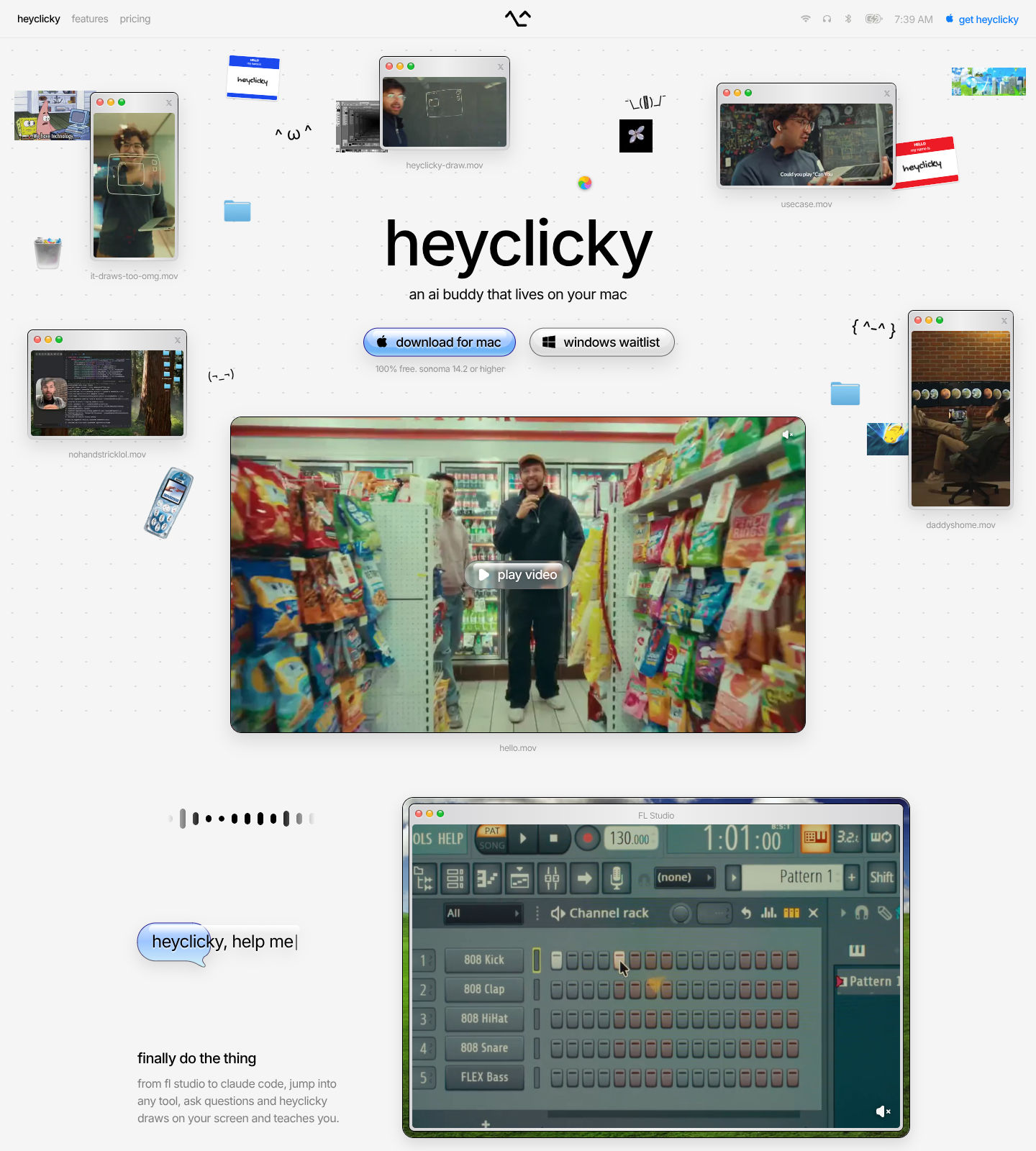 Heyclicky screenshot