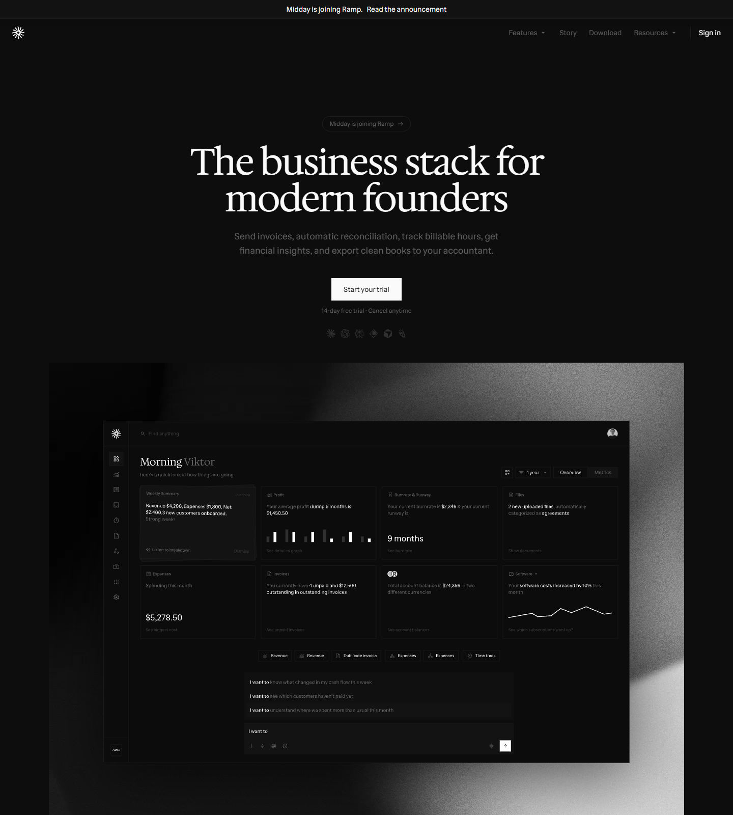 Midday screenshot
