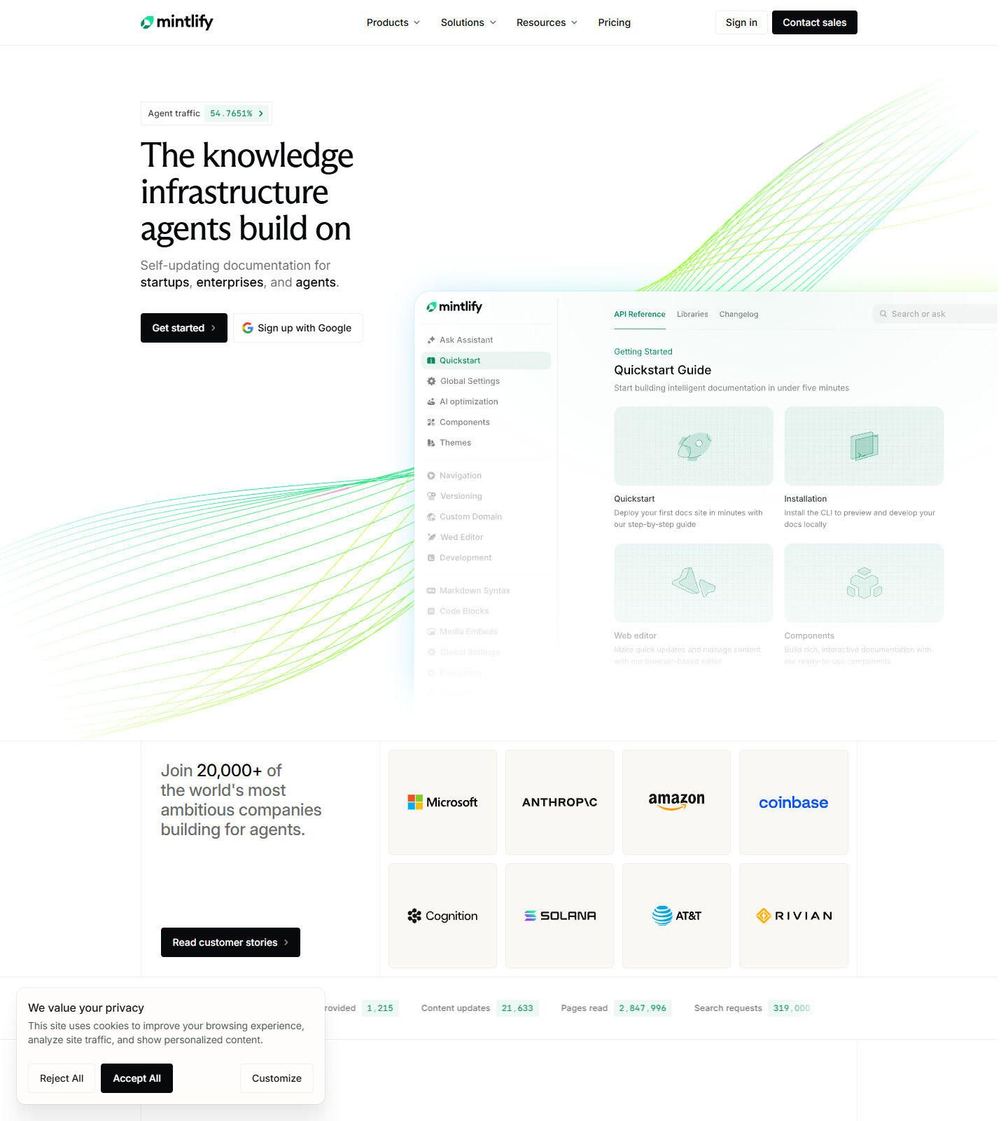 Mintlify screenshot