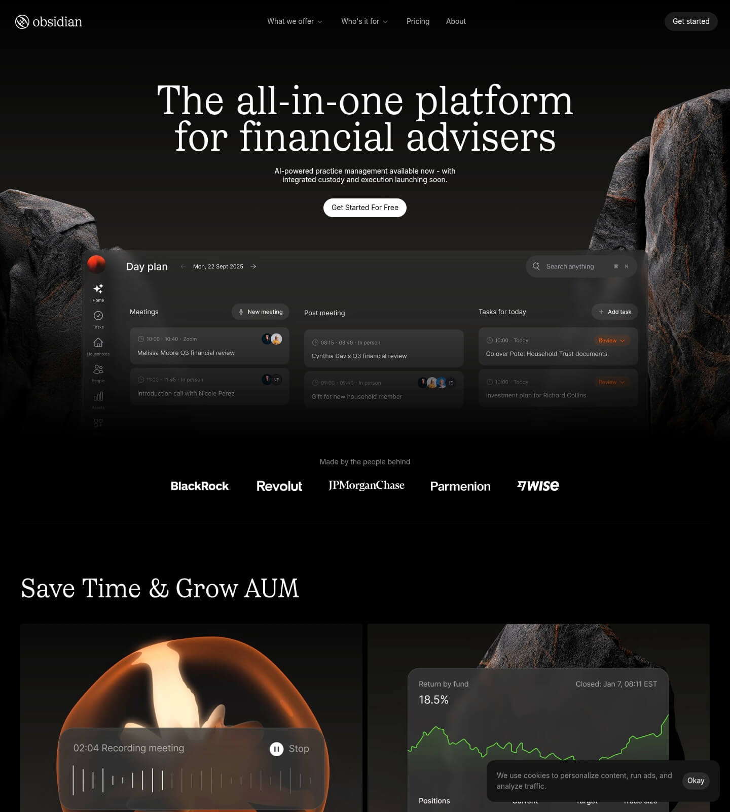 Obsidian screenshot