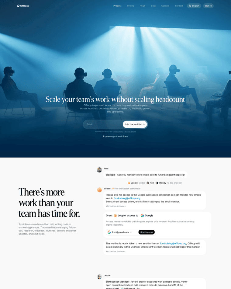 Offloop screenshot