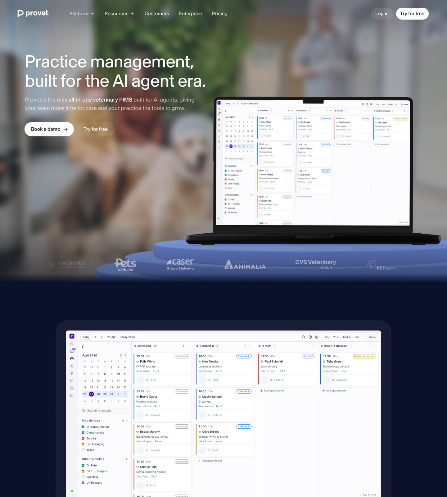 Provet screenshot