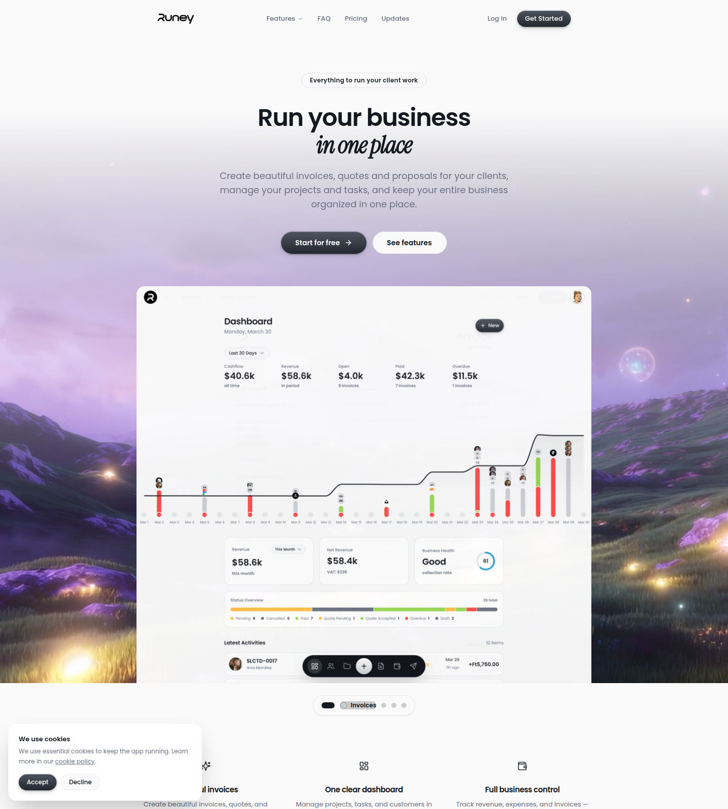 Runey screenshot