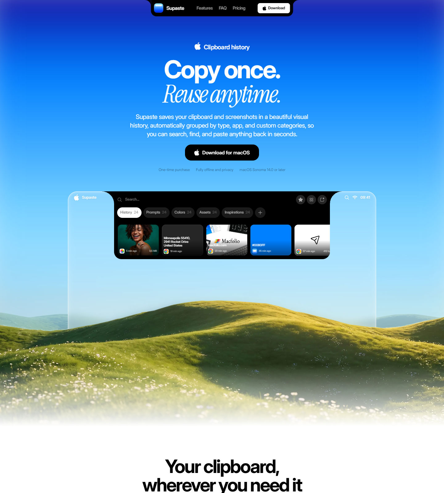 Supaste screenshot