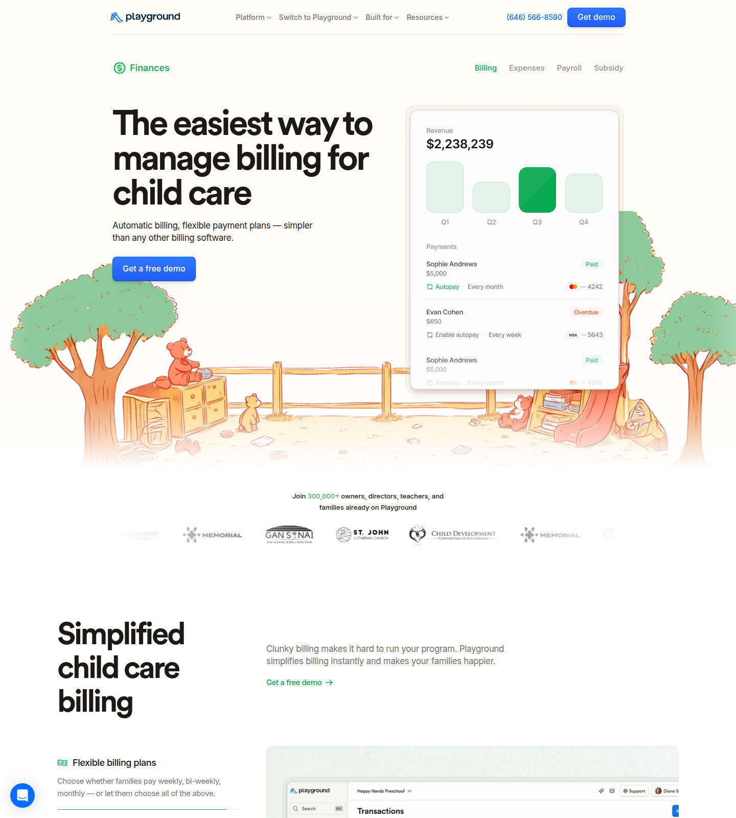 Playground Product Page screenshot