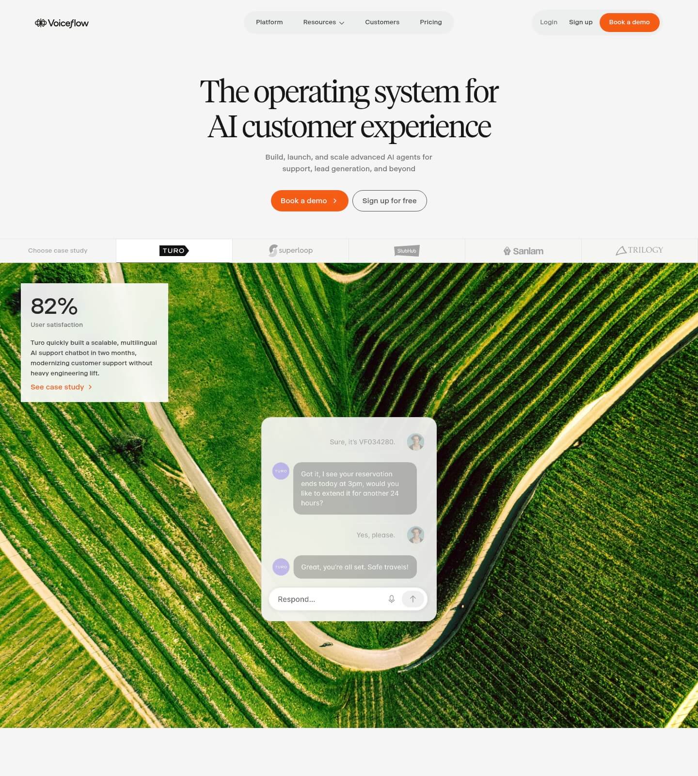 Voiceflow screenshot