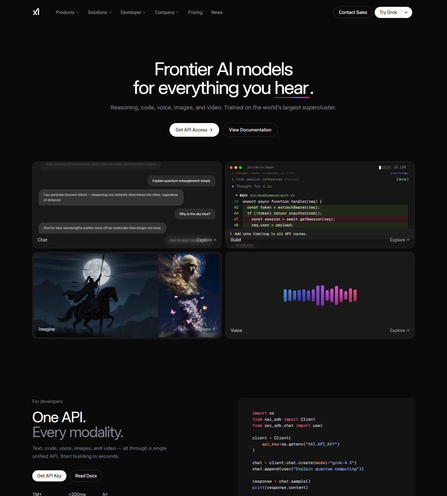 X screenshot