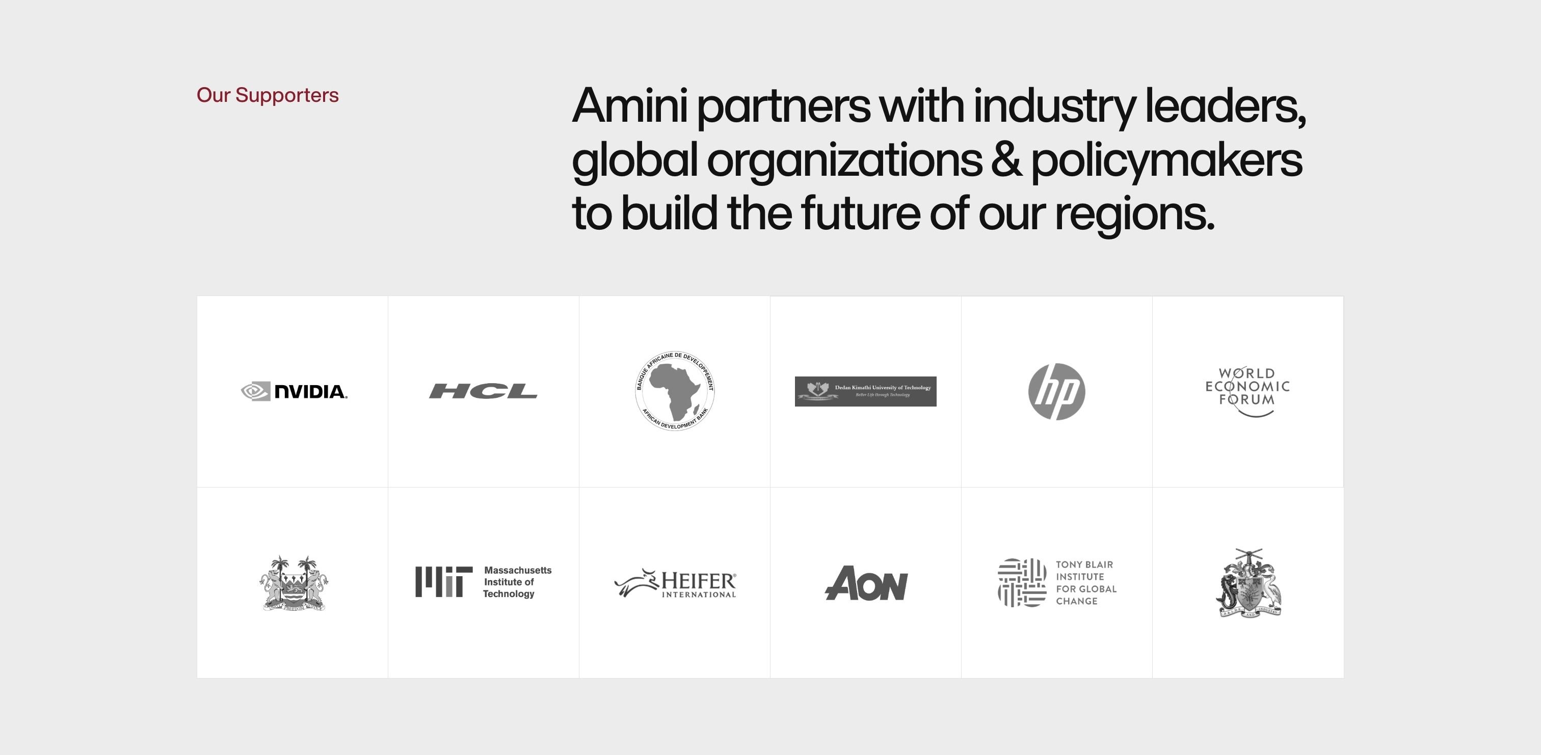 Amini — Logos