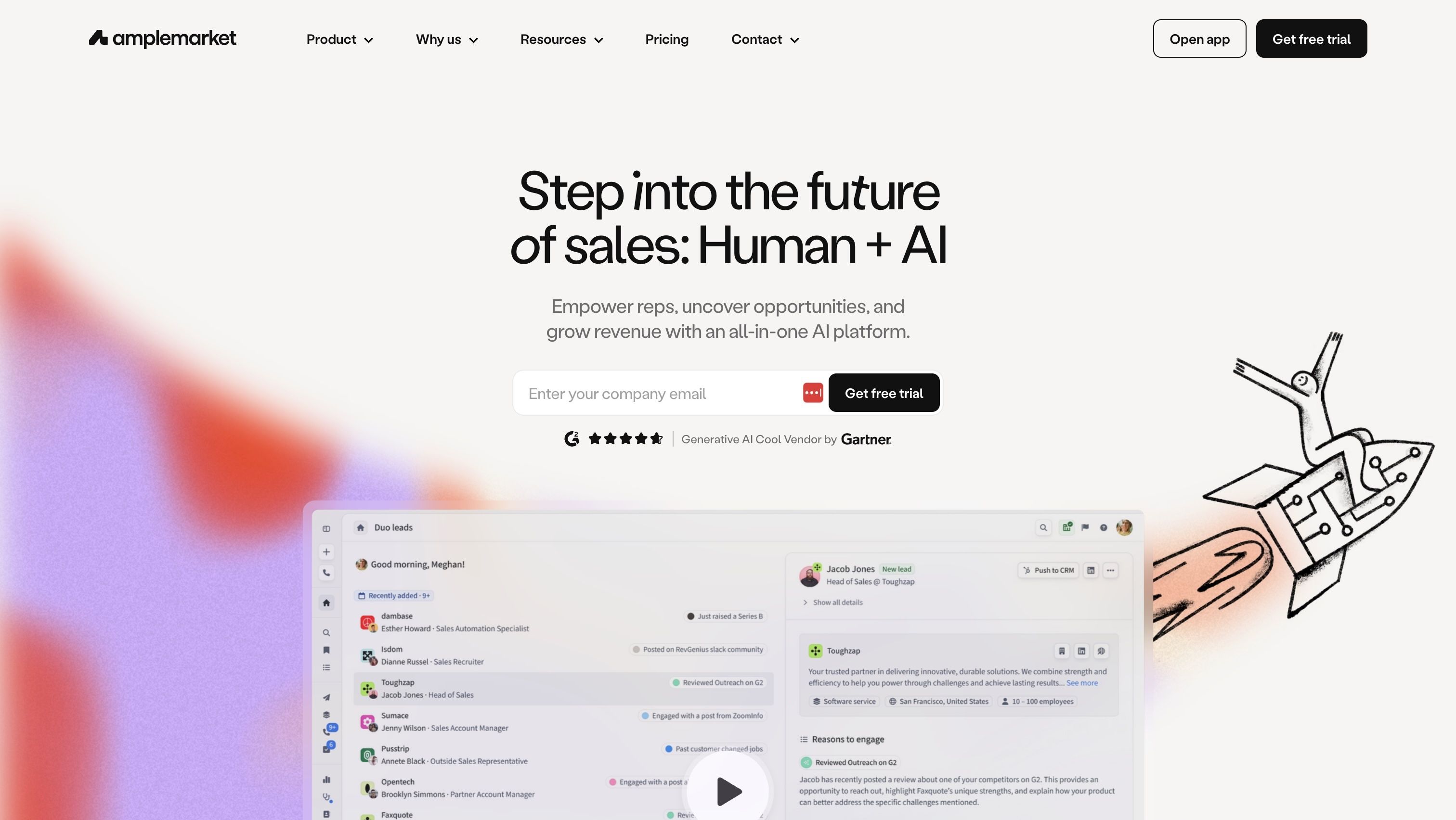 Amplemarket — Hero
