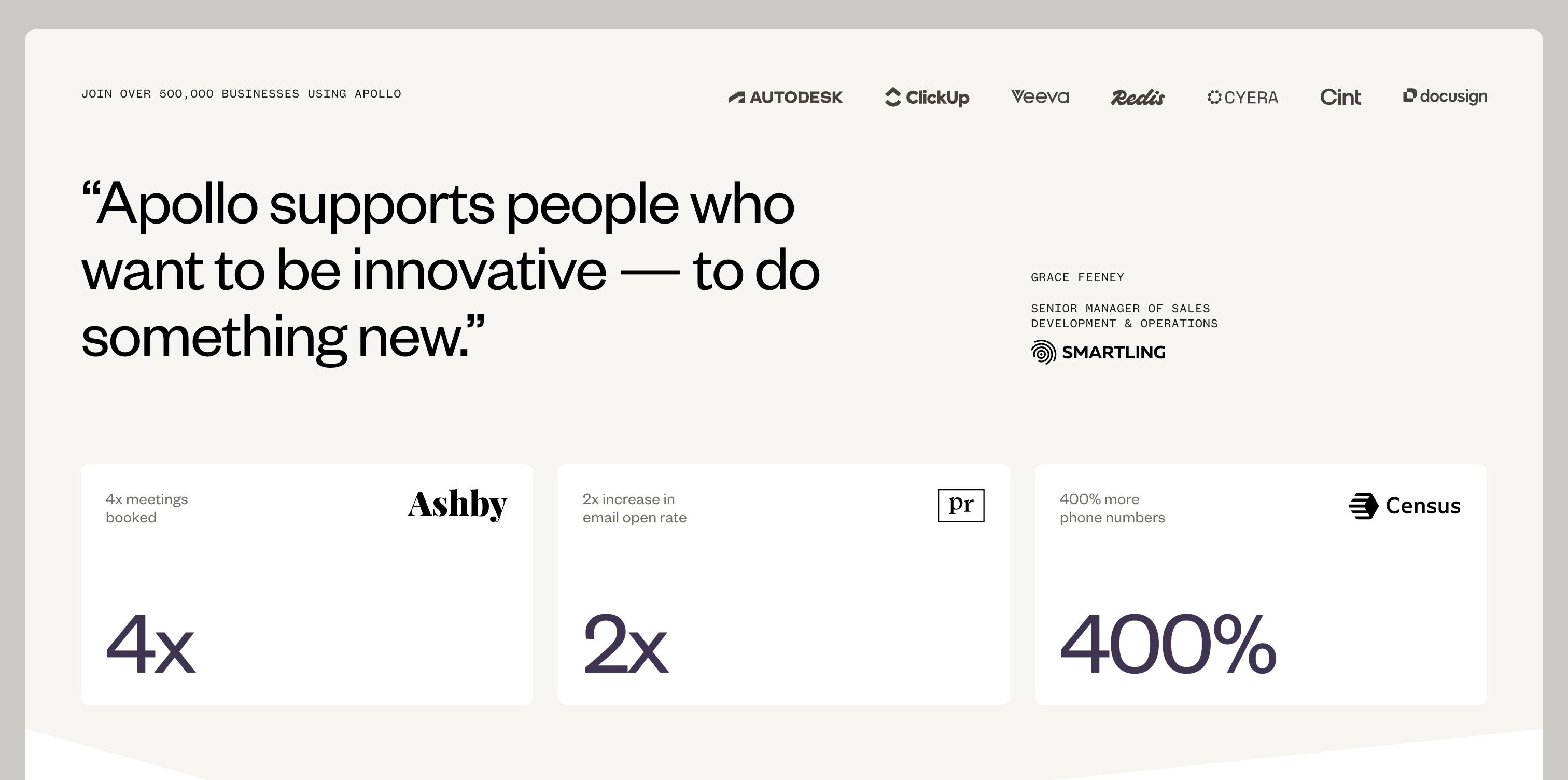 Apollo — Value Proposition