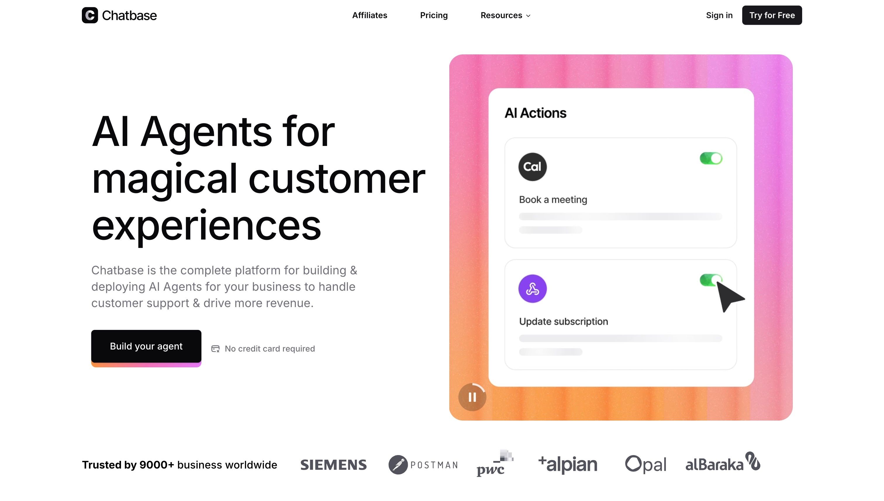 Chatbase — Hero