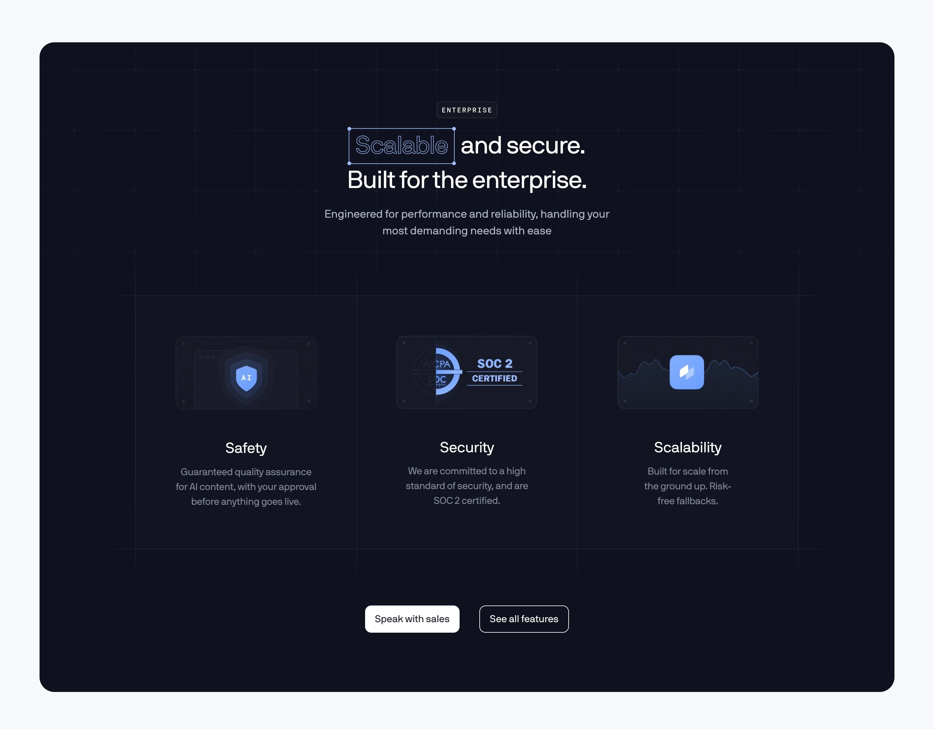 Coframe — Features
