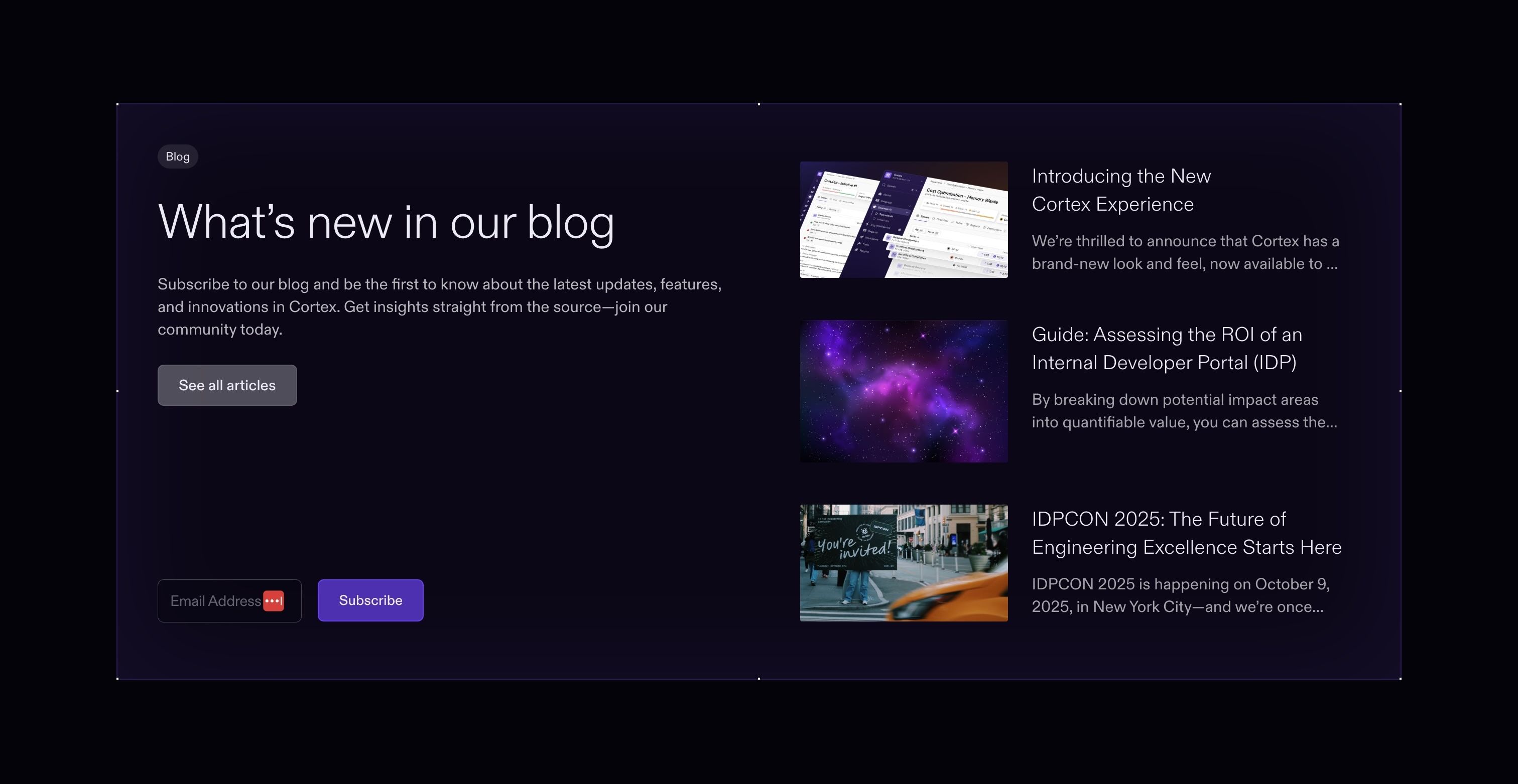 Cortex — Resources