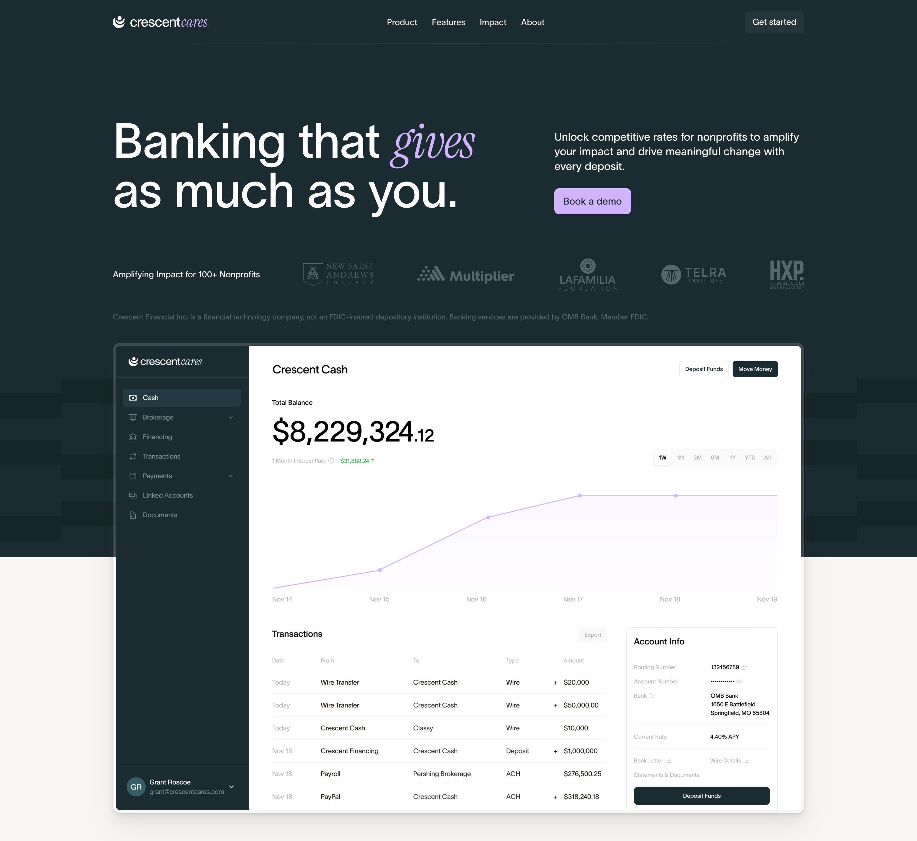 Crescent Cares — Hero