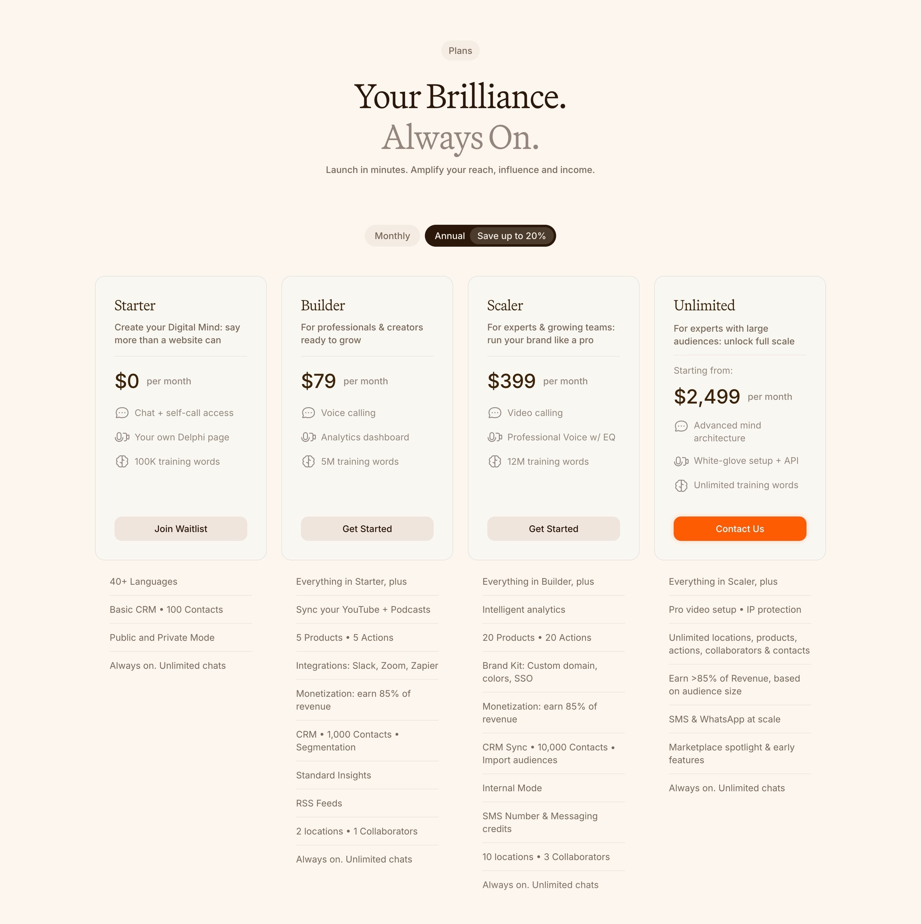 Delphi — Pricing