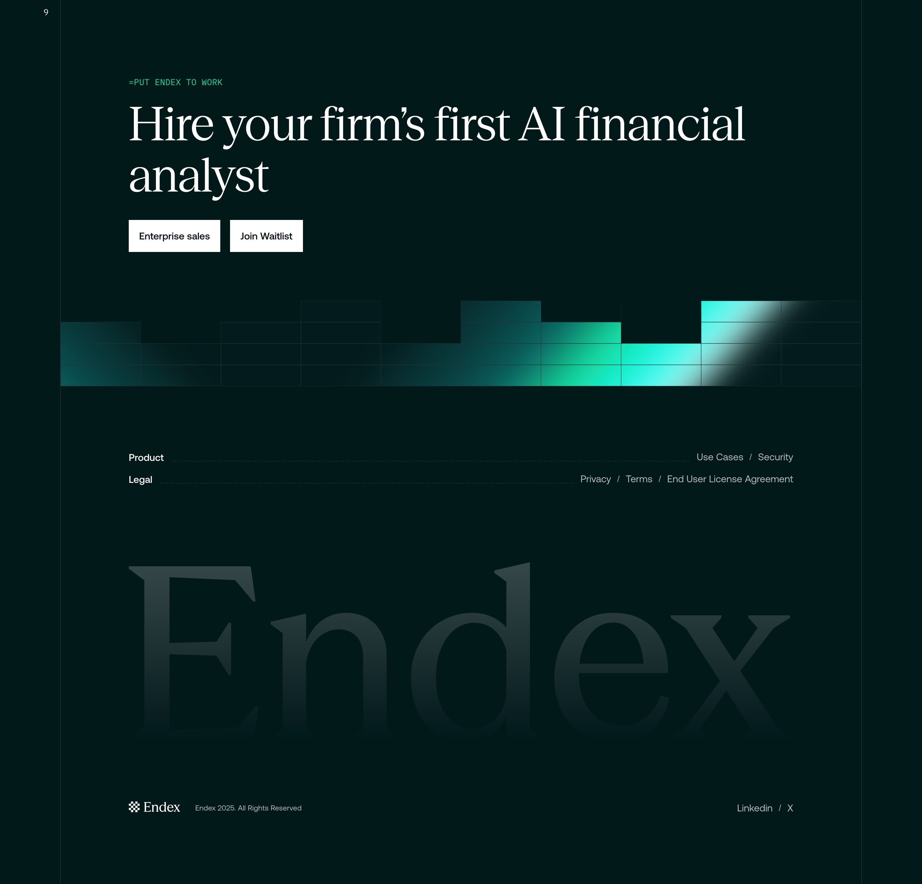 Endex — Footer