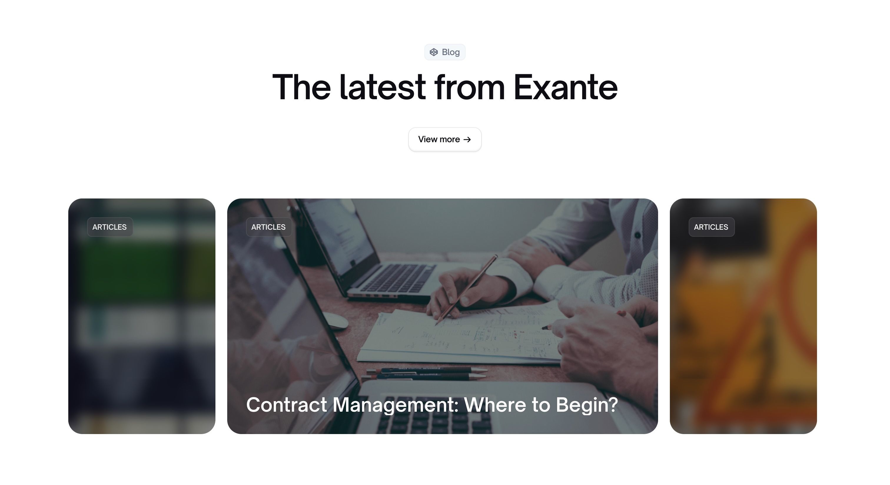 Exante — Resources