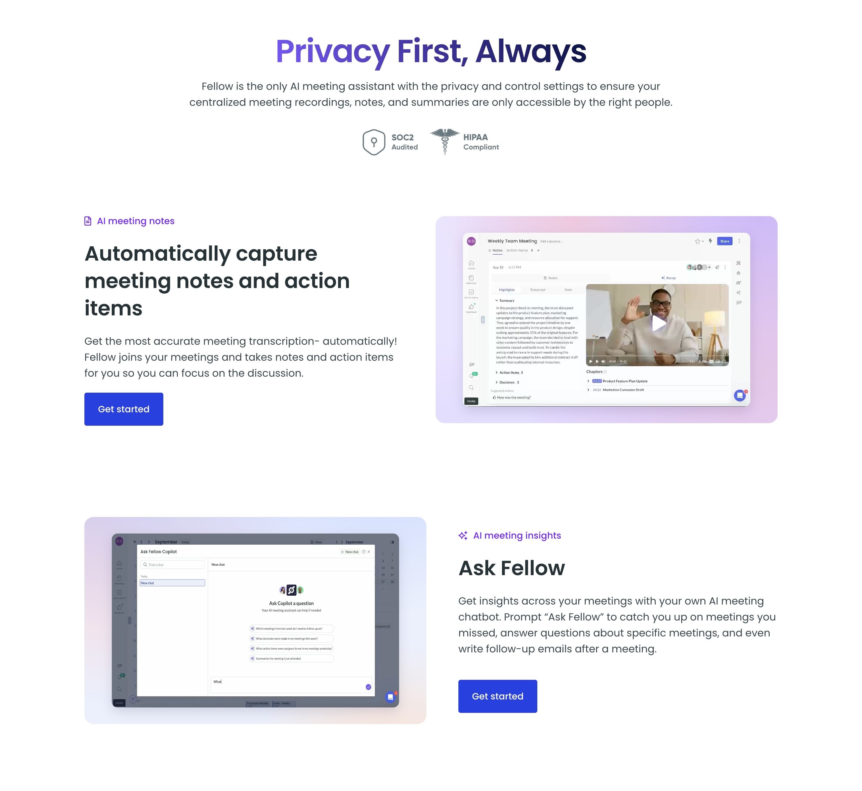 Fellow — Features