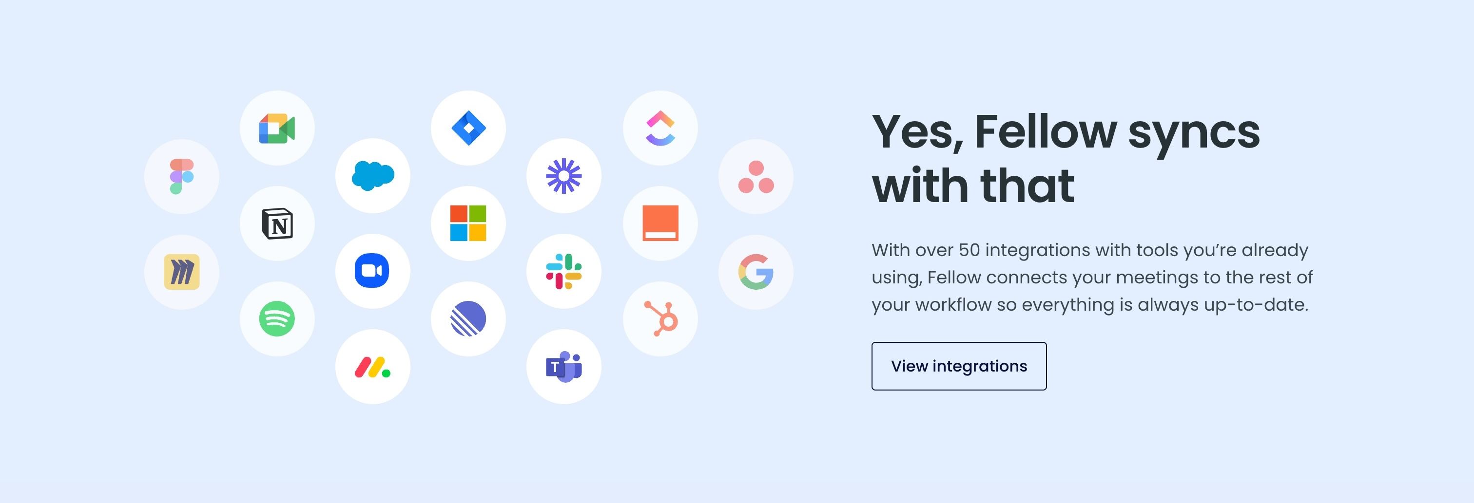 Fellow — Integrations
