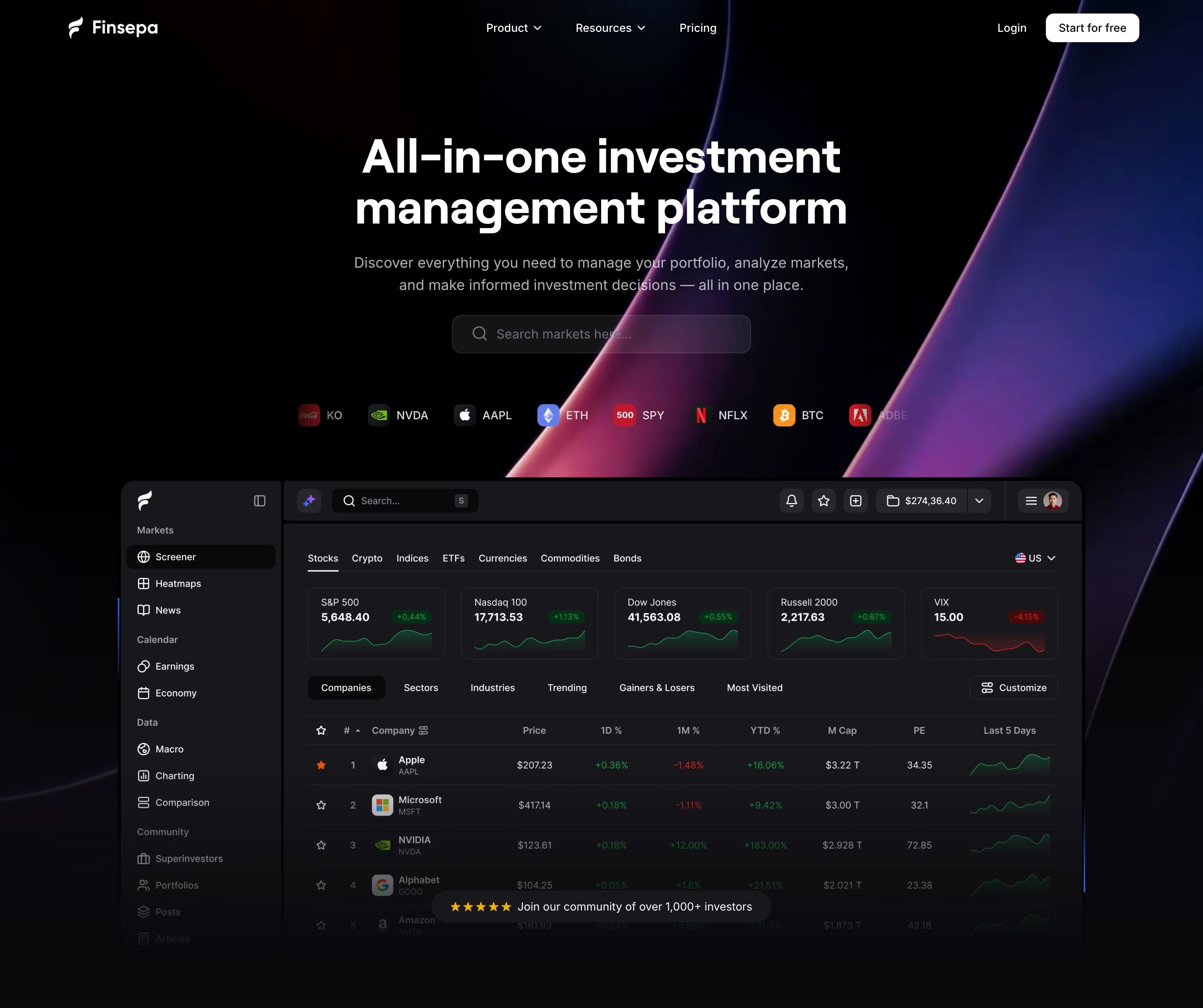 Finsepa — Hero