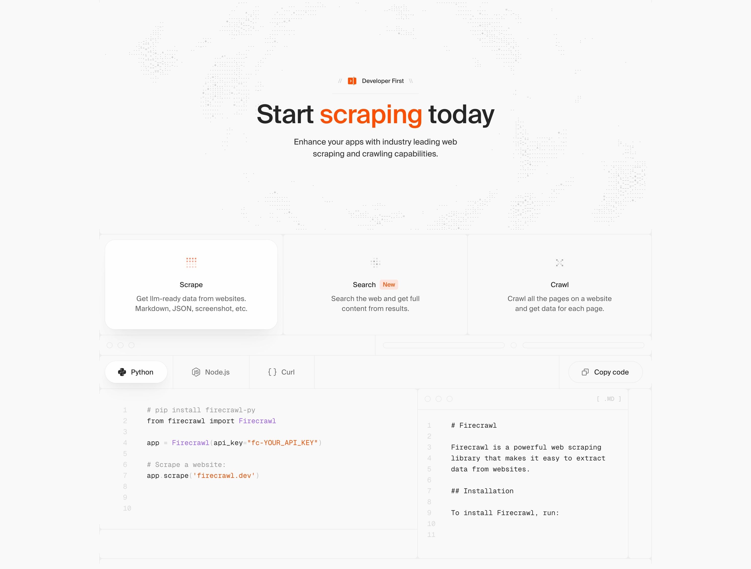 Firecrawl — Features