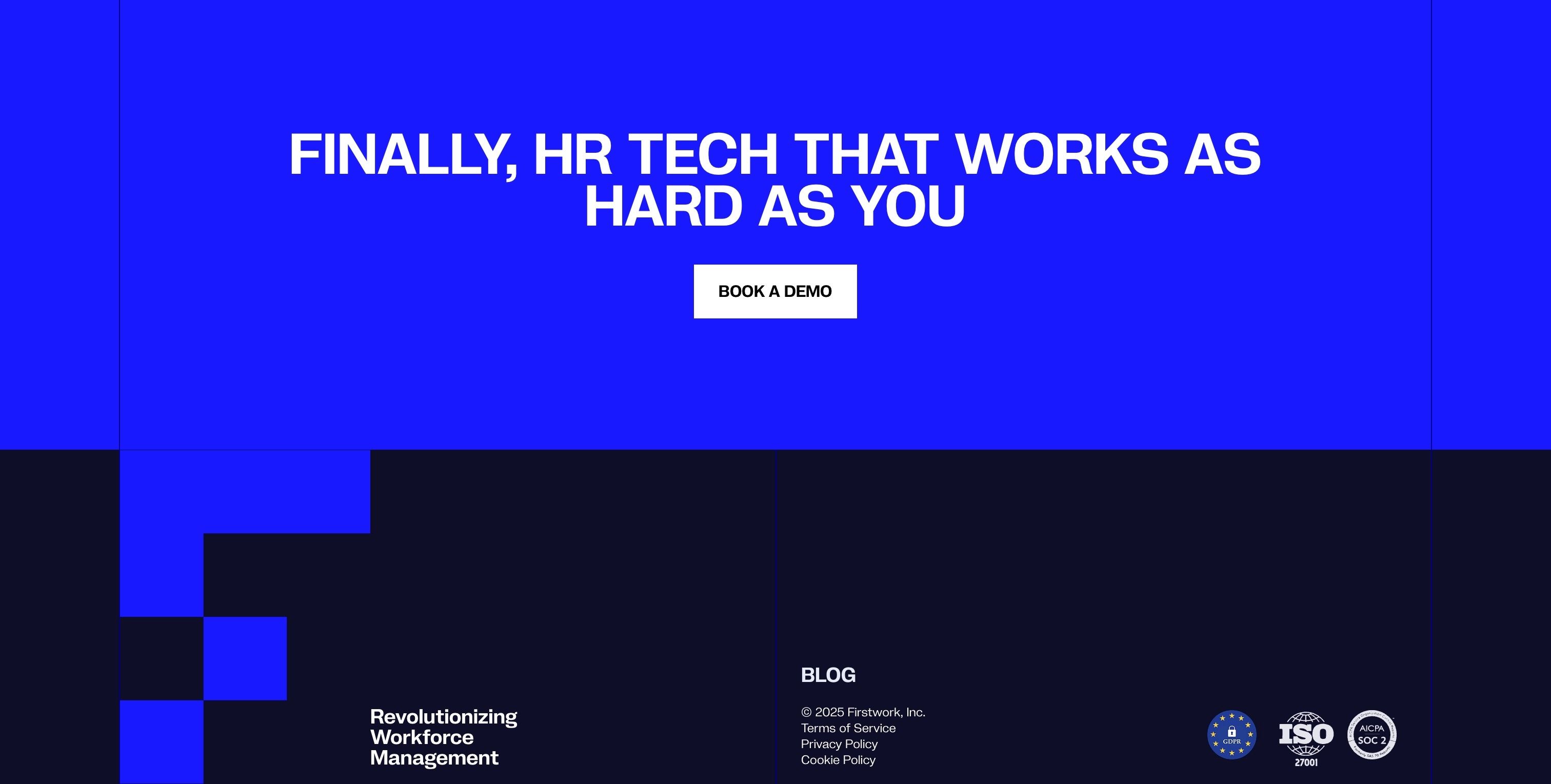 Firstwork — Footer