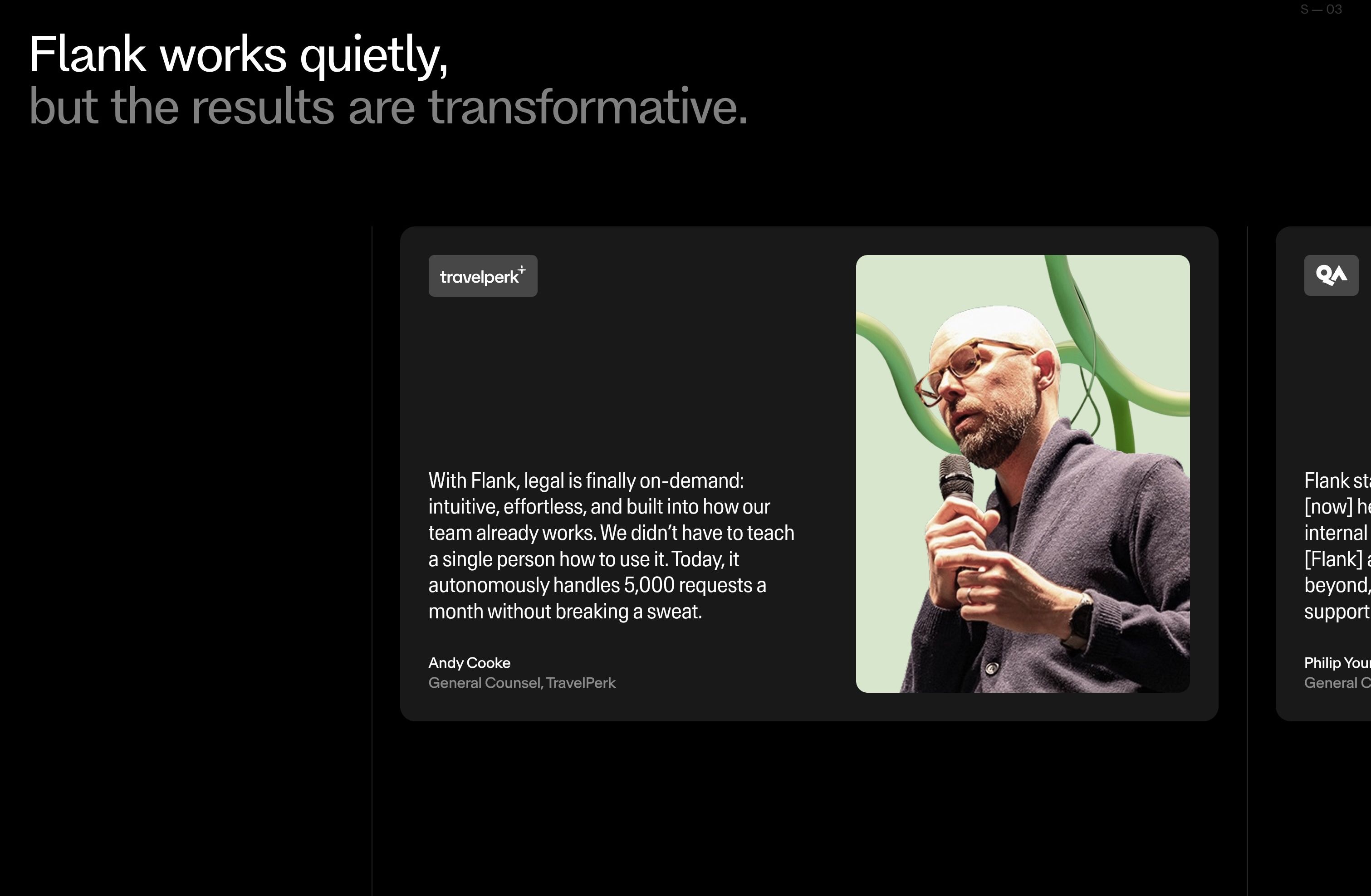 Flank — Testimonials