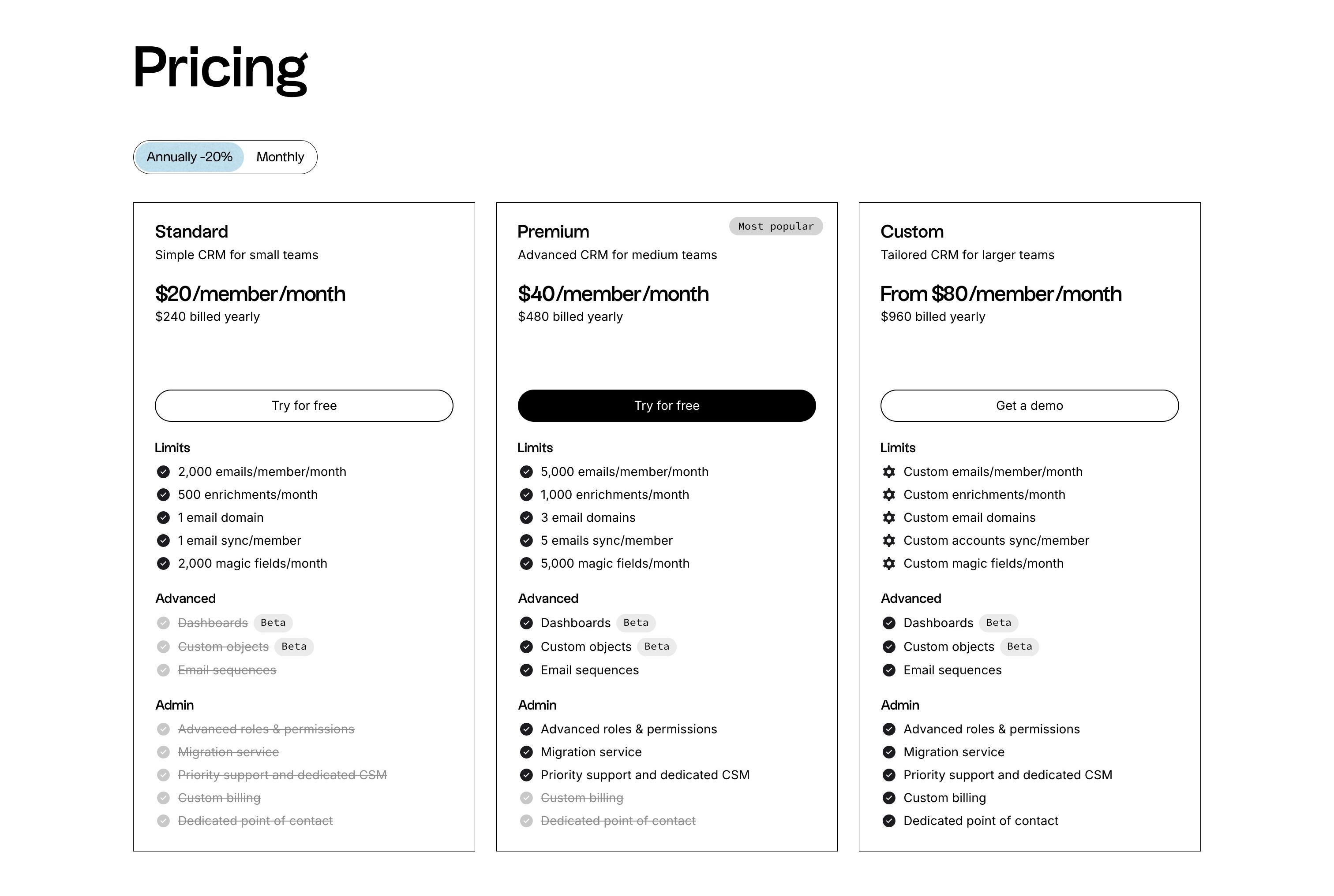 Folk — Pricing