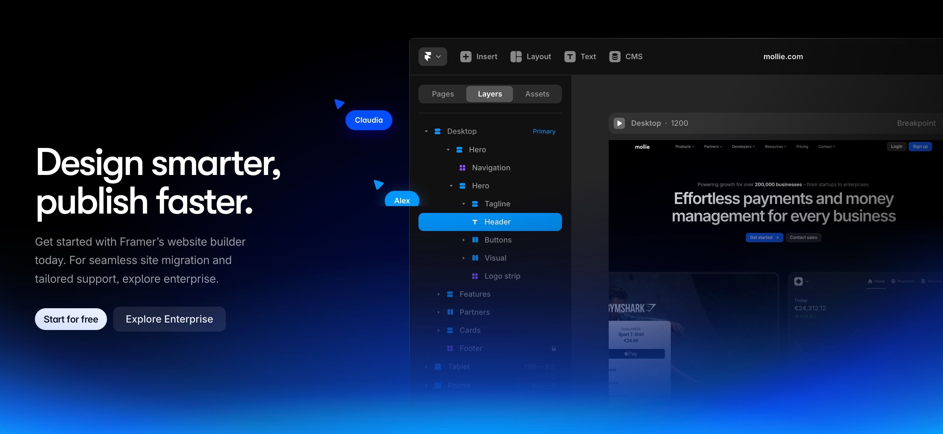 Framer — CTA