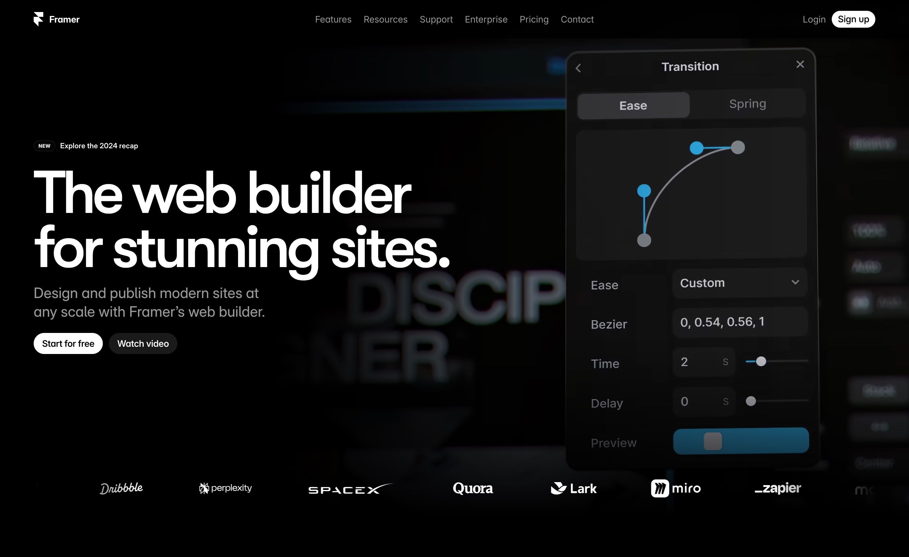 Framer — Hero