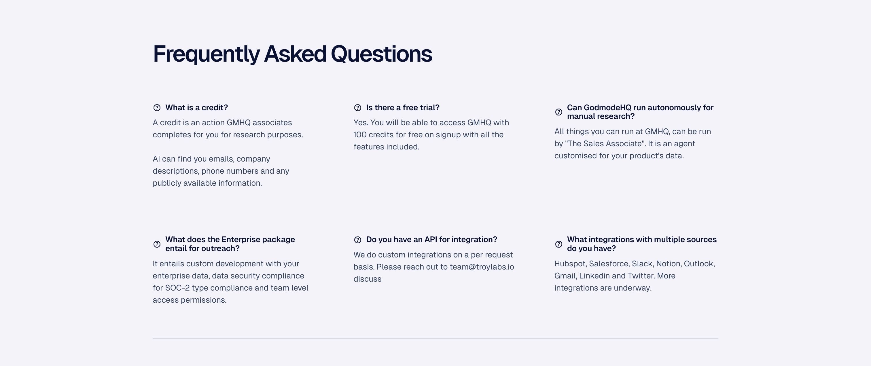 Godmode — FAQs