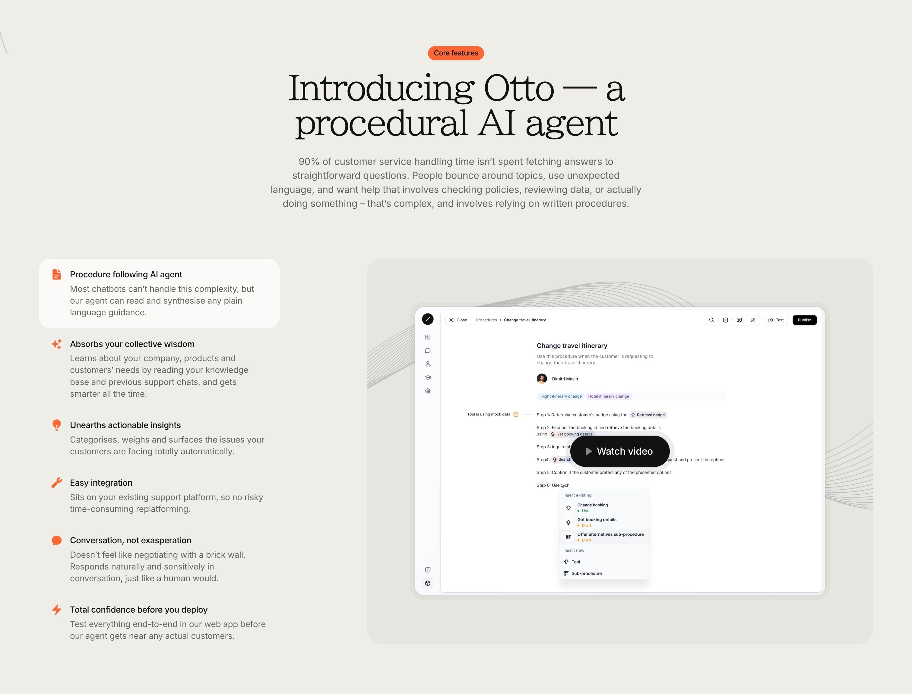 Gradient Labs — Features