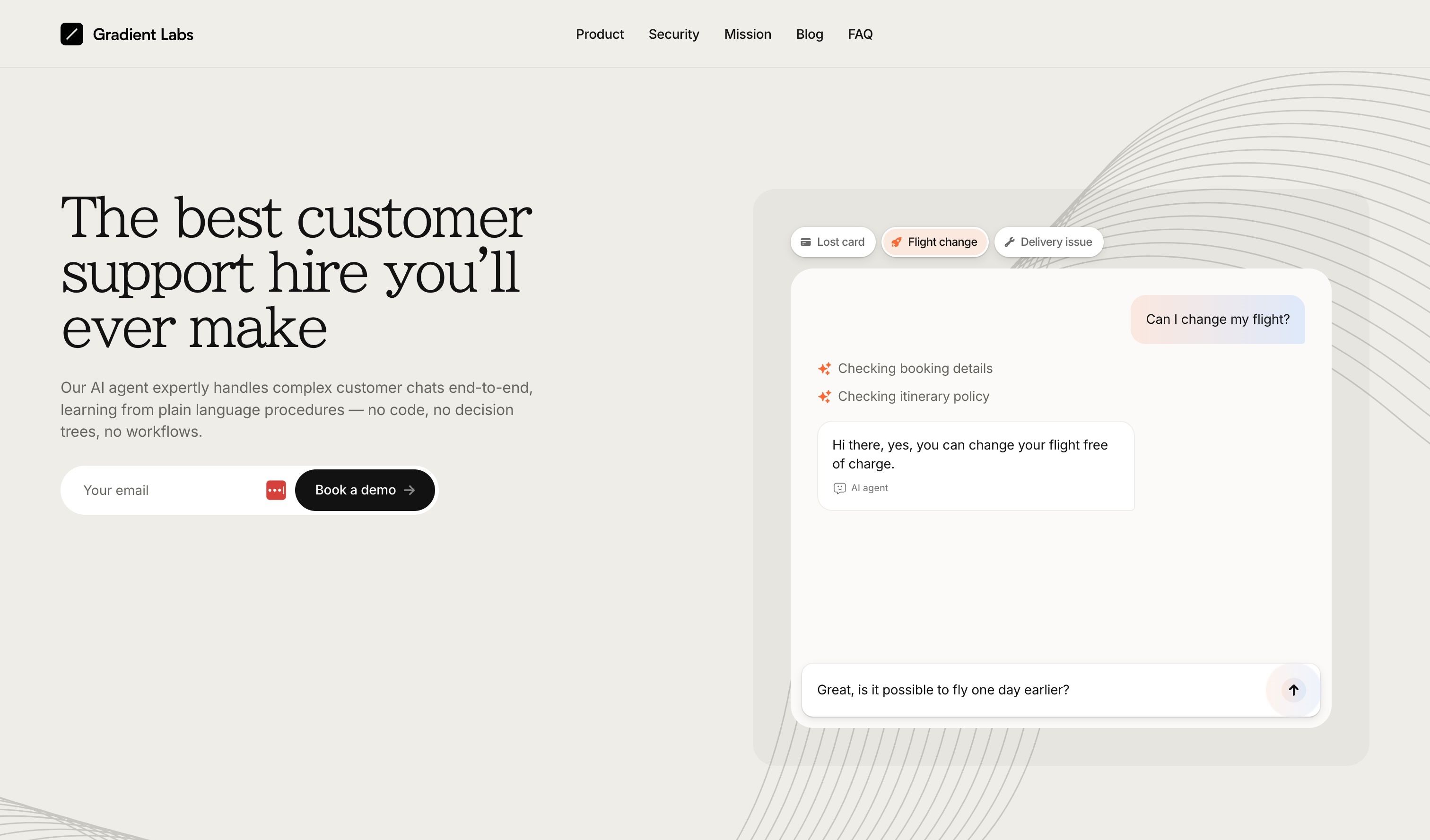 Gradient Labs — Hero